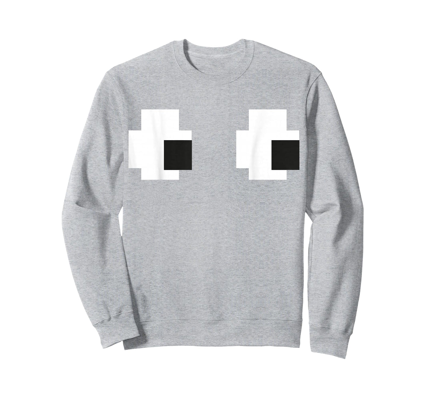 Retro Arcade Game Ghost Eyes Halloween Group Costume T-Shirt