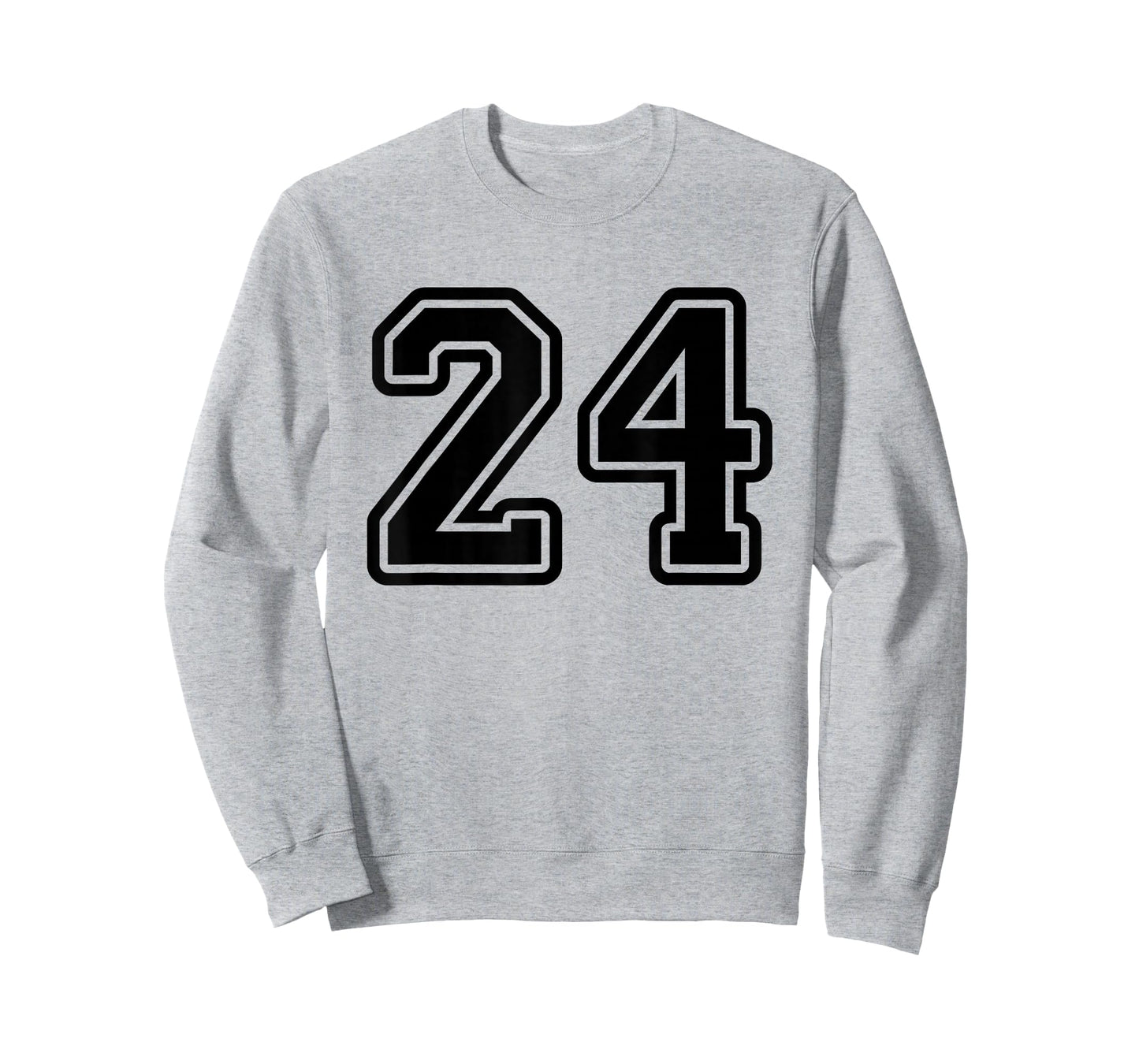 Number #24 Black Sport Varsity Number 24 T-Shirt
