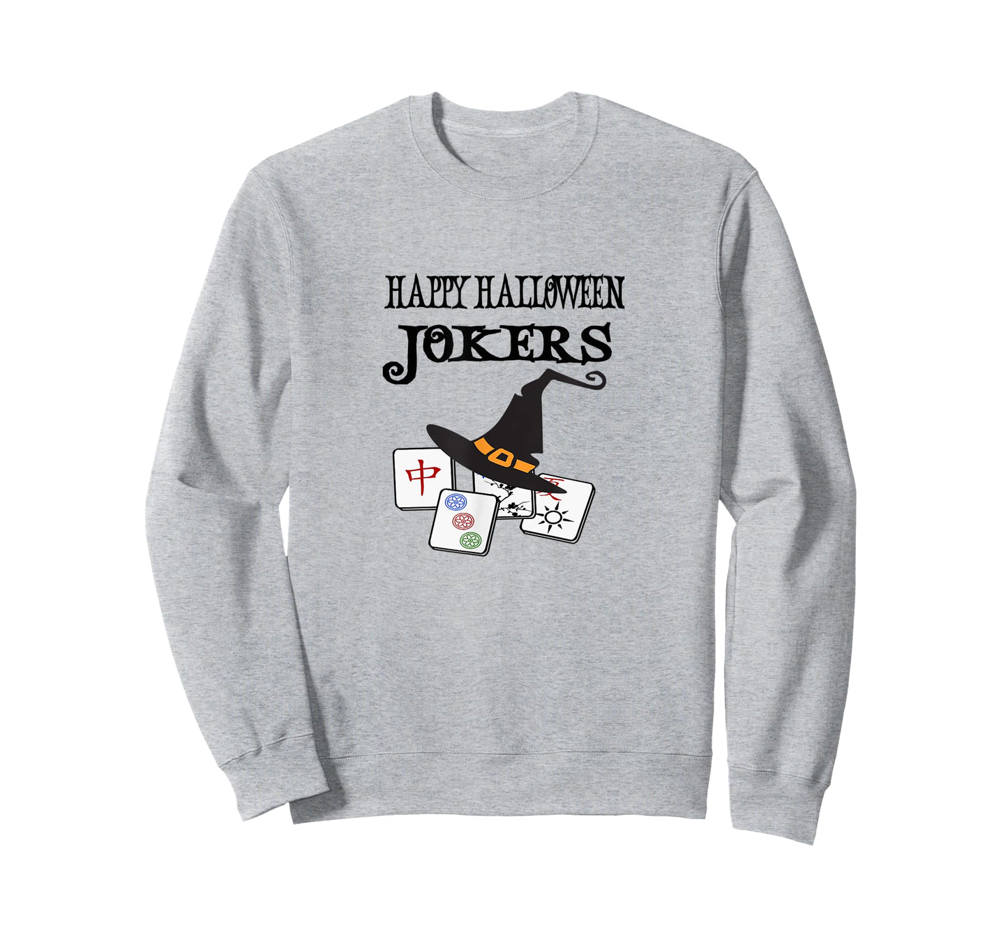 Funny Mahjong Happy Halloween Jokers Tile Game Tee T-Shirt