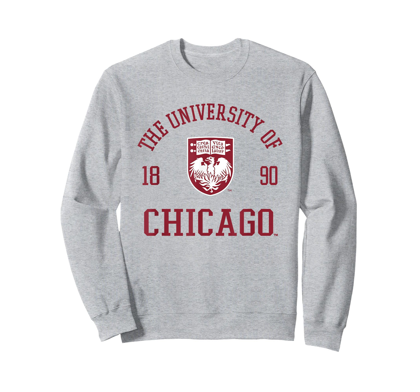 Chicago Maroons Stamp Gray Officially Licensed T-Shirt