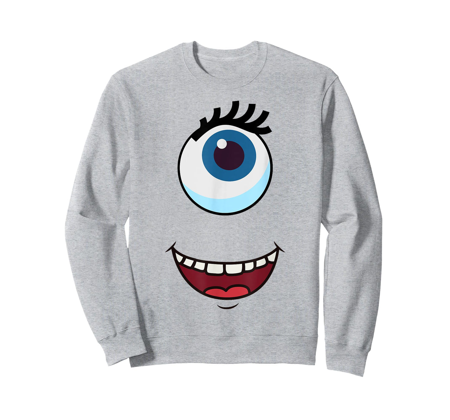 Cute One-Eyed Monster Face Easy Halloween Costume T-Shirt