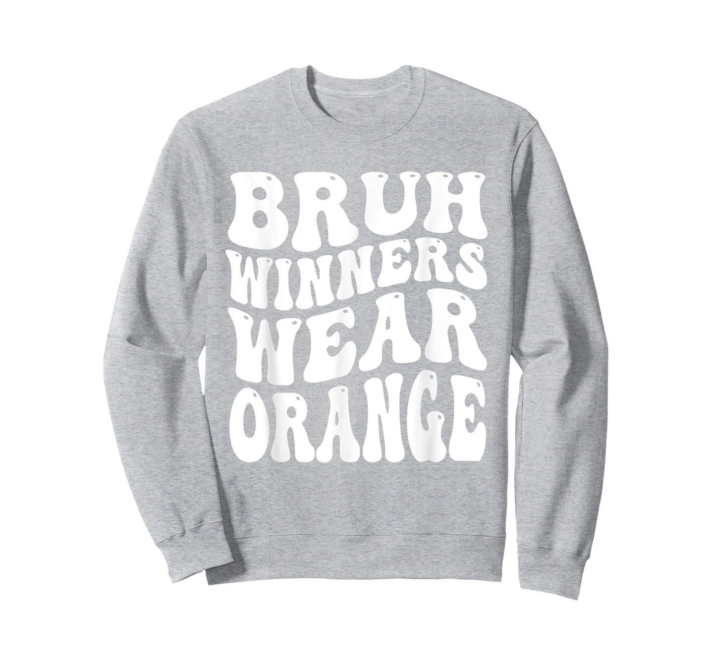 Winners Wear Orange Team Spirit Week Game Sports day Groovy T-Shirt