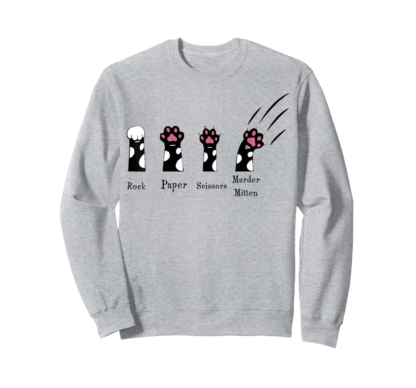 Rock Paper Scissors Murder Mitten T-Shirt