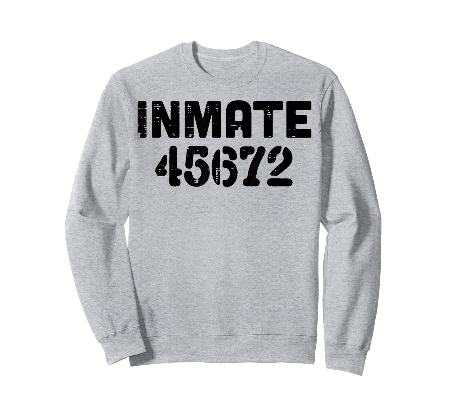 Jail Inmate 45672 Funny Prisoner Halloween Prison Men Women T-Shirt