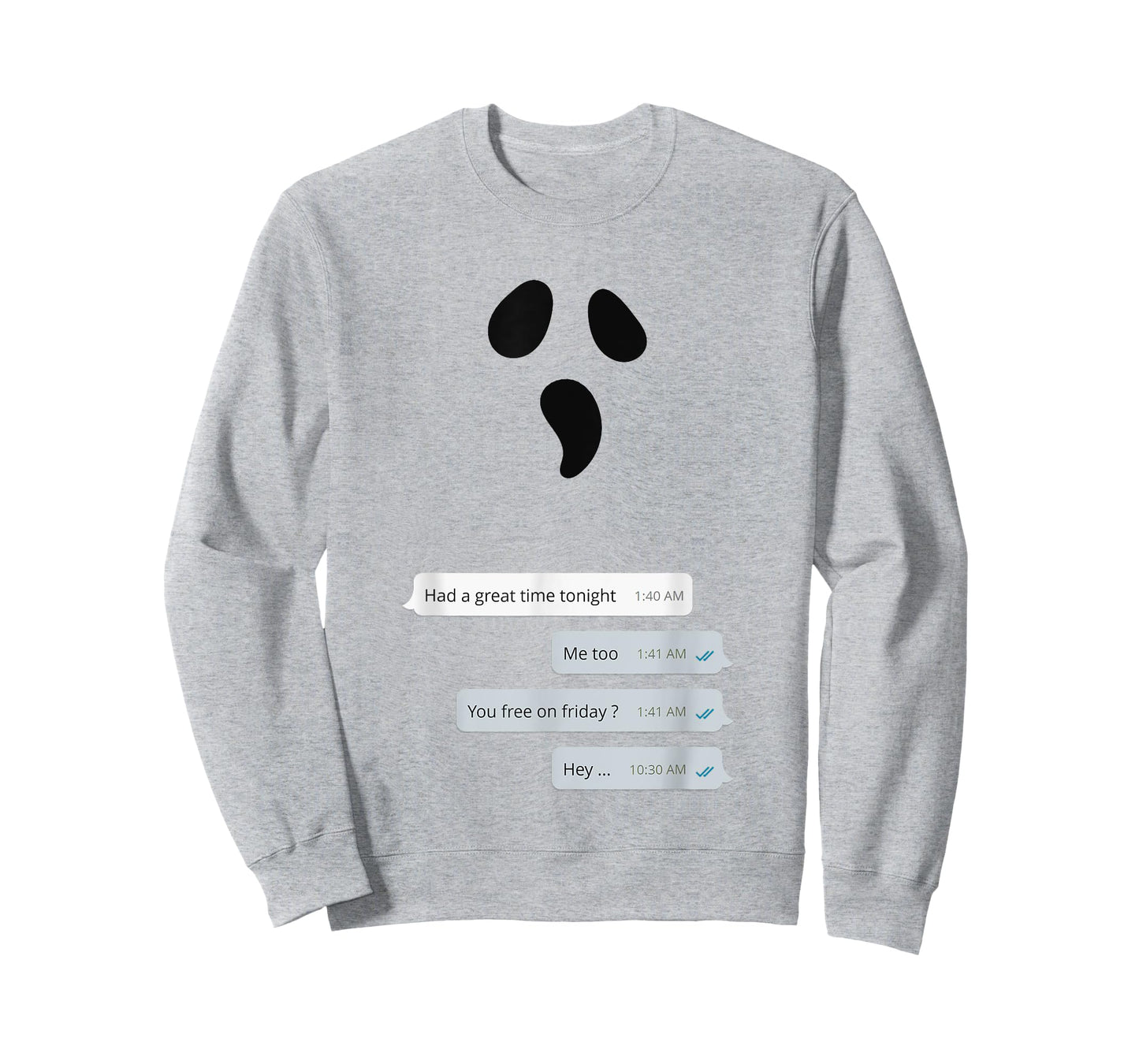 Online texting Chat ghosting funny Halloween ghost meme T-Shirt
