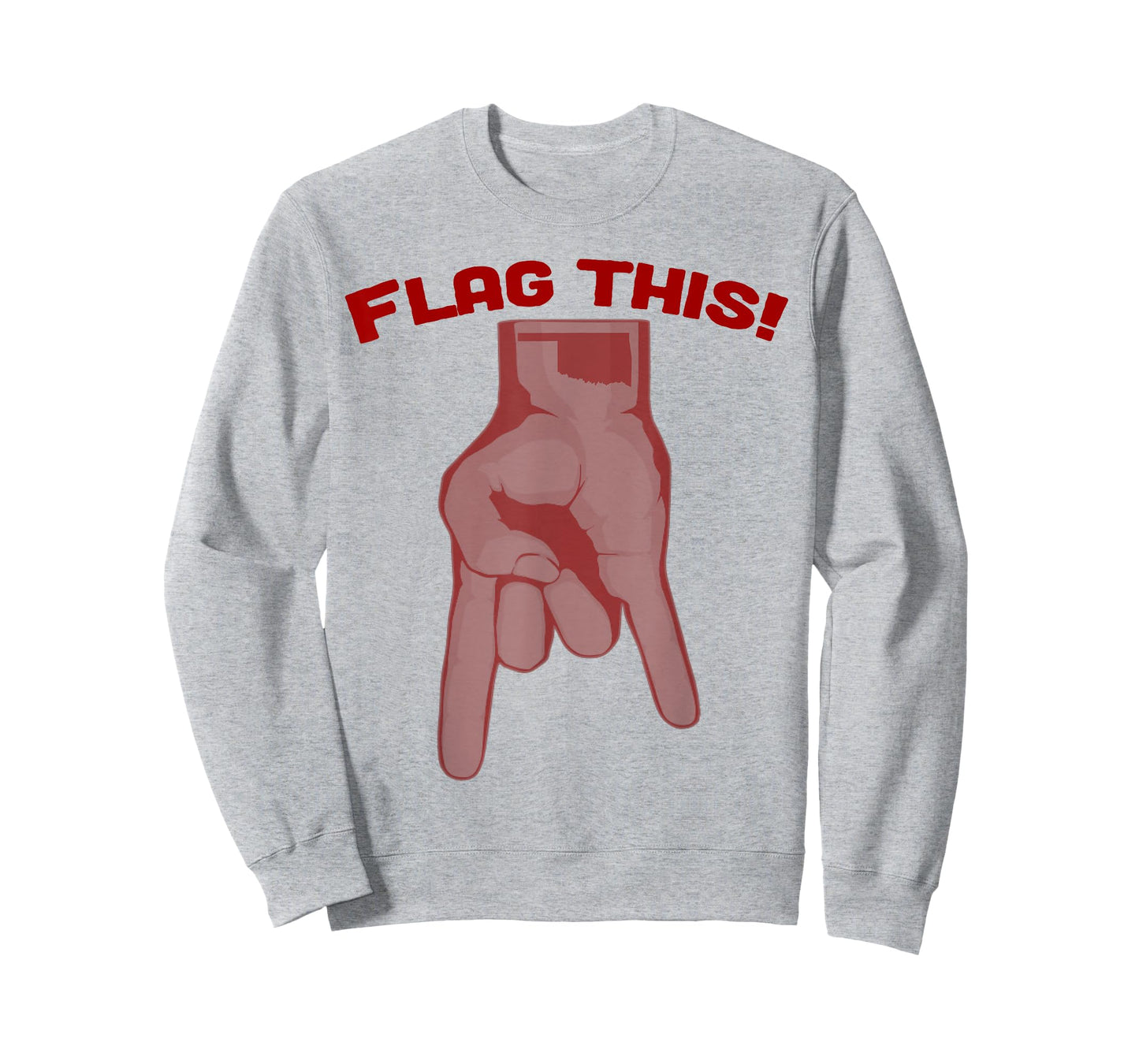 Flag This Oklahoma Upside Down Horns T-Shirt