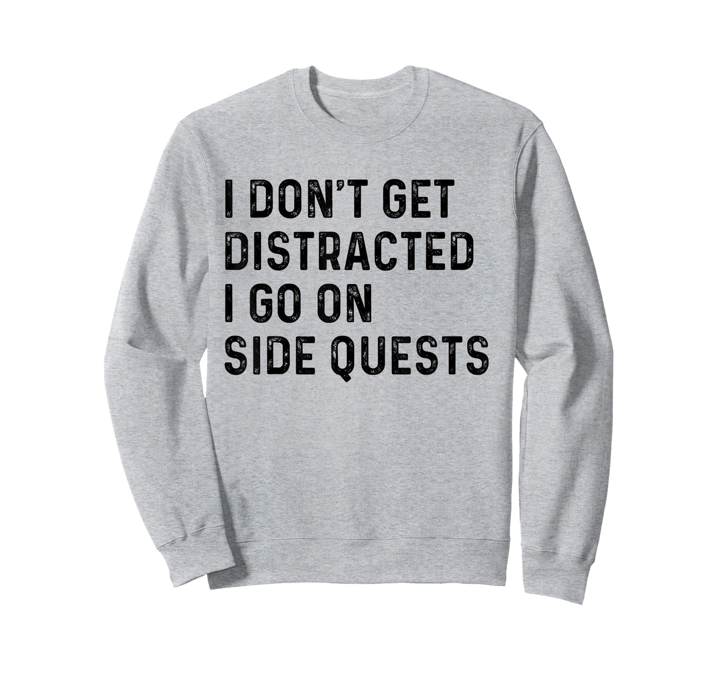 I Don't Get Distracted I Go On Side Quests Funny ADHD Gamer T-Shirt