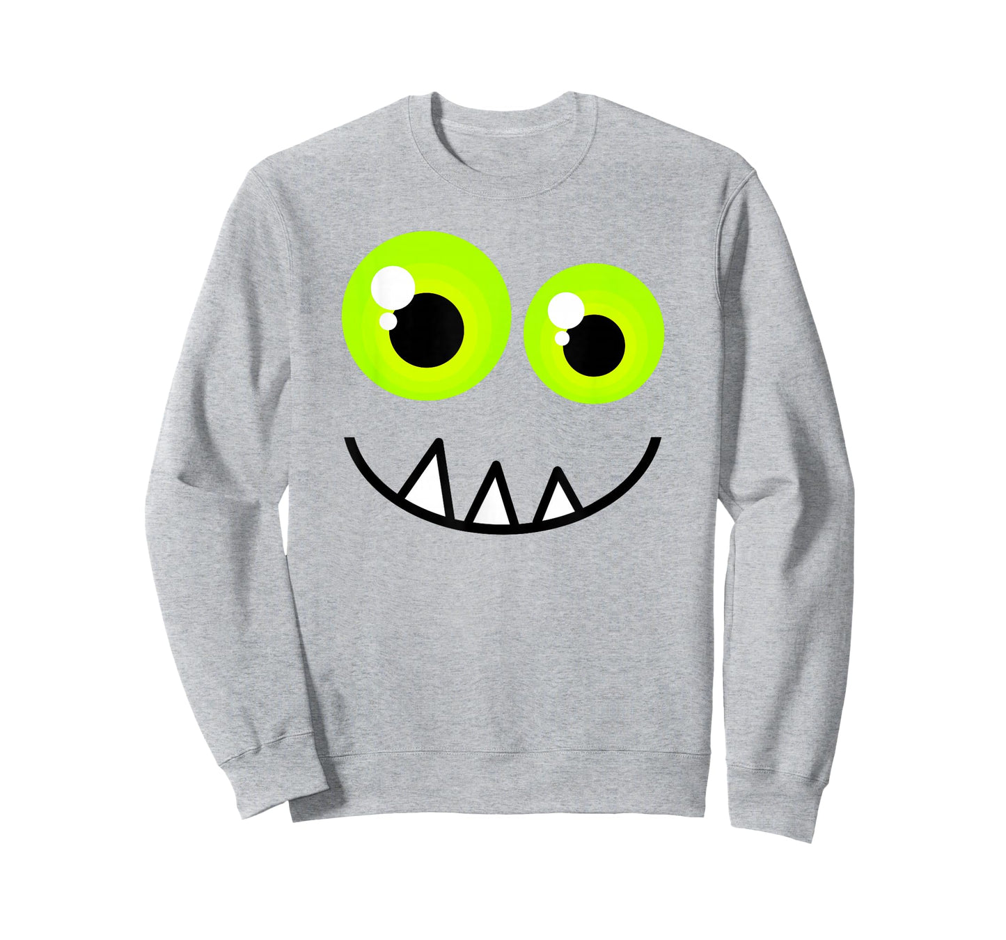 Cute One Eyed Monster Face Green Eyes Halloween Costume T-Shirt