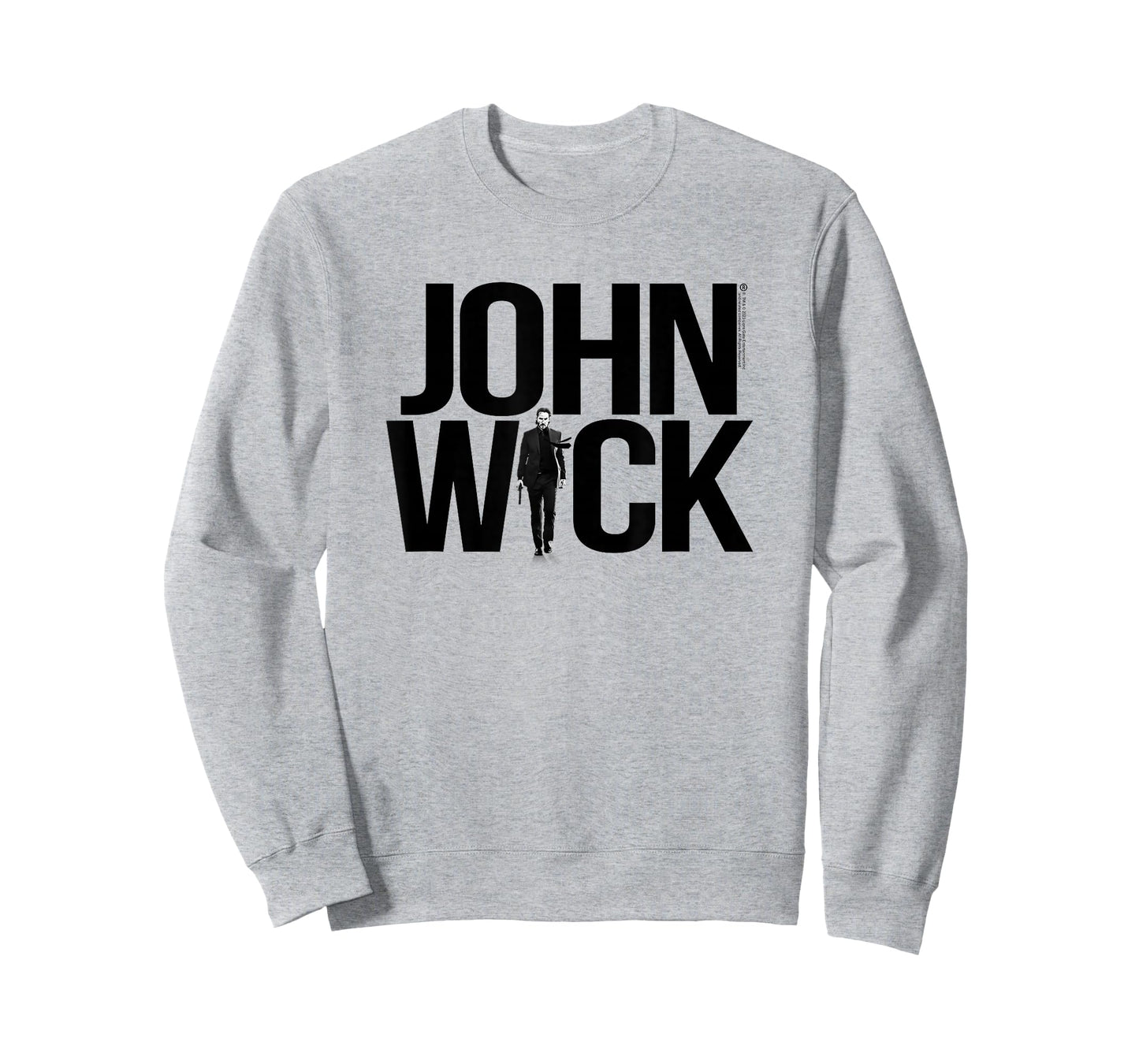 John Wick Bold Logo with Photo Action Movie T-Shirt