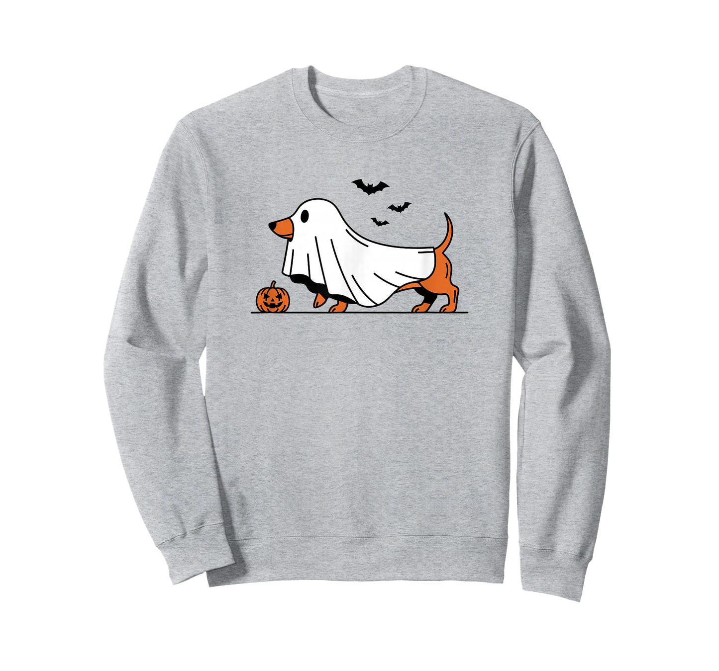 Dachshund Ghost Funny Wiener Dog Halloween Costume T-Shirt