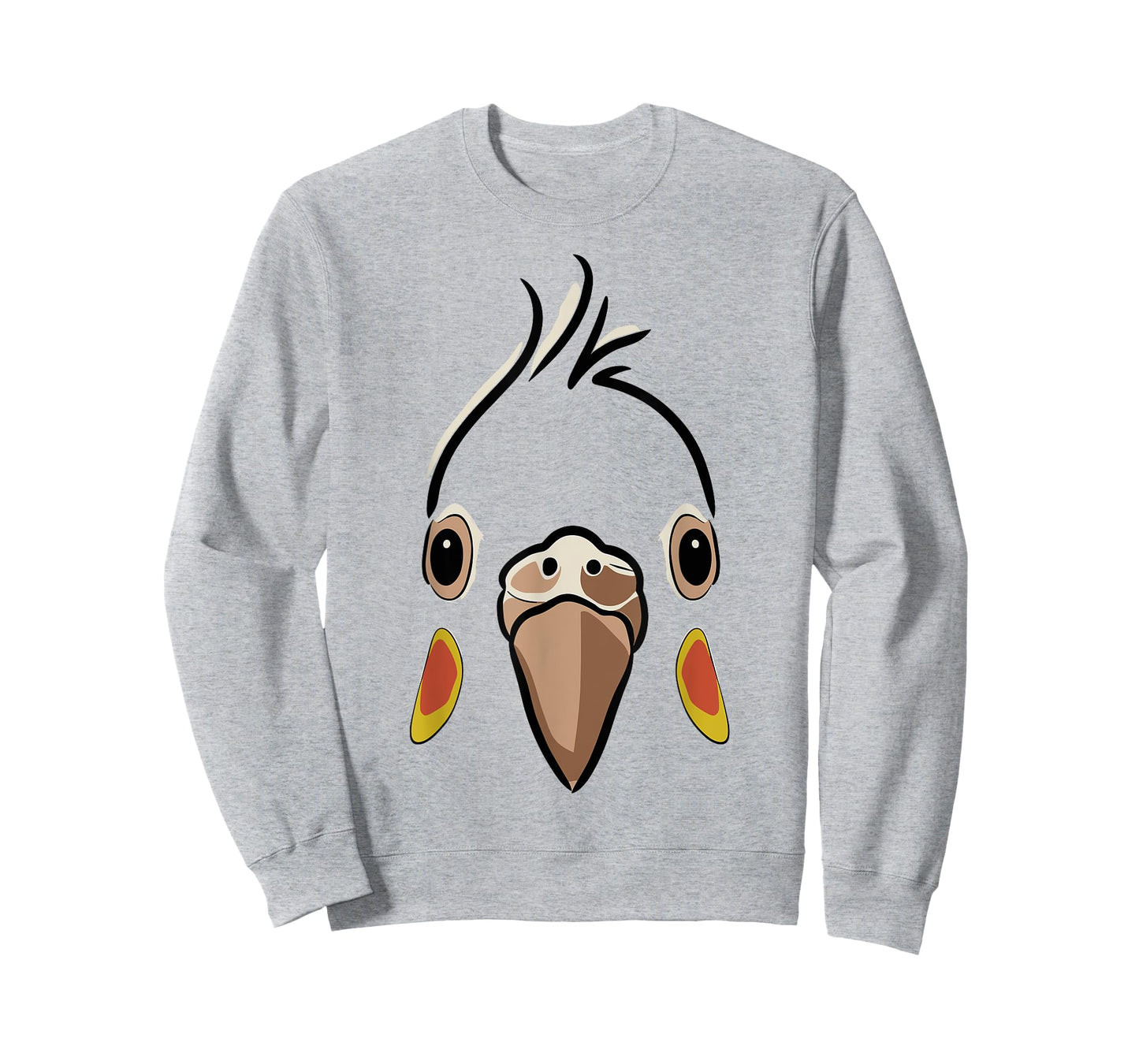 Halloween Cockatiel Face Tshirt Costume Kids Cute Themed T-Shirt