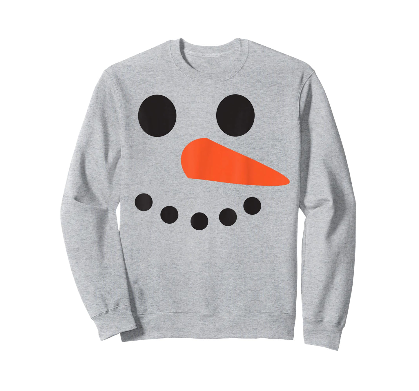 Frosty Little Helper Snowman Face Christmas Costume T-Shirt