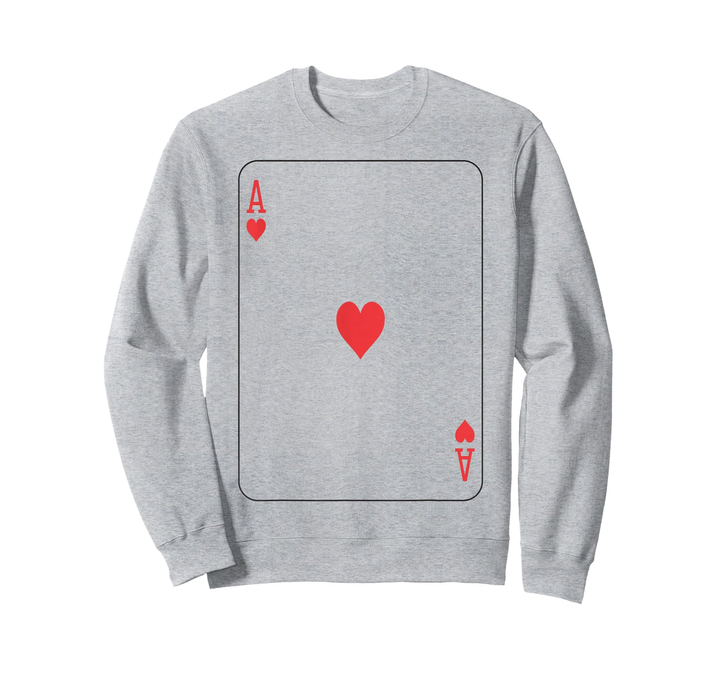 Ace of Hearts | Deck of Cards Front and Back Group Costume T-Shirt