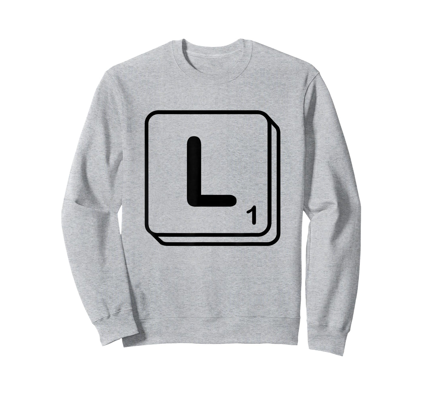 Letter L Word Game Tile T-Shirt