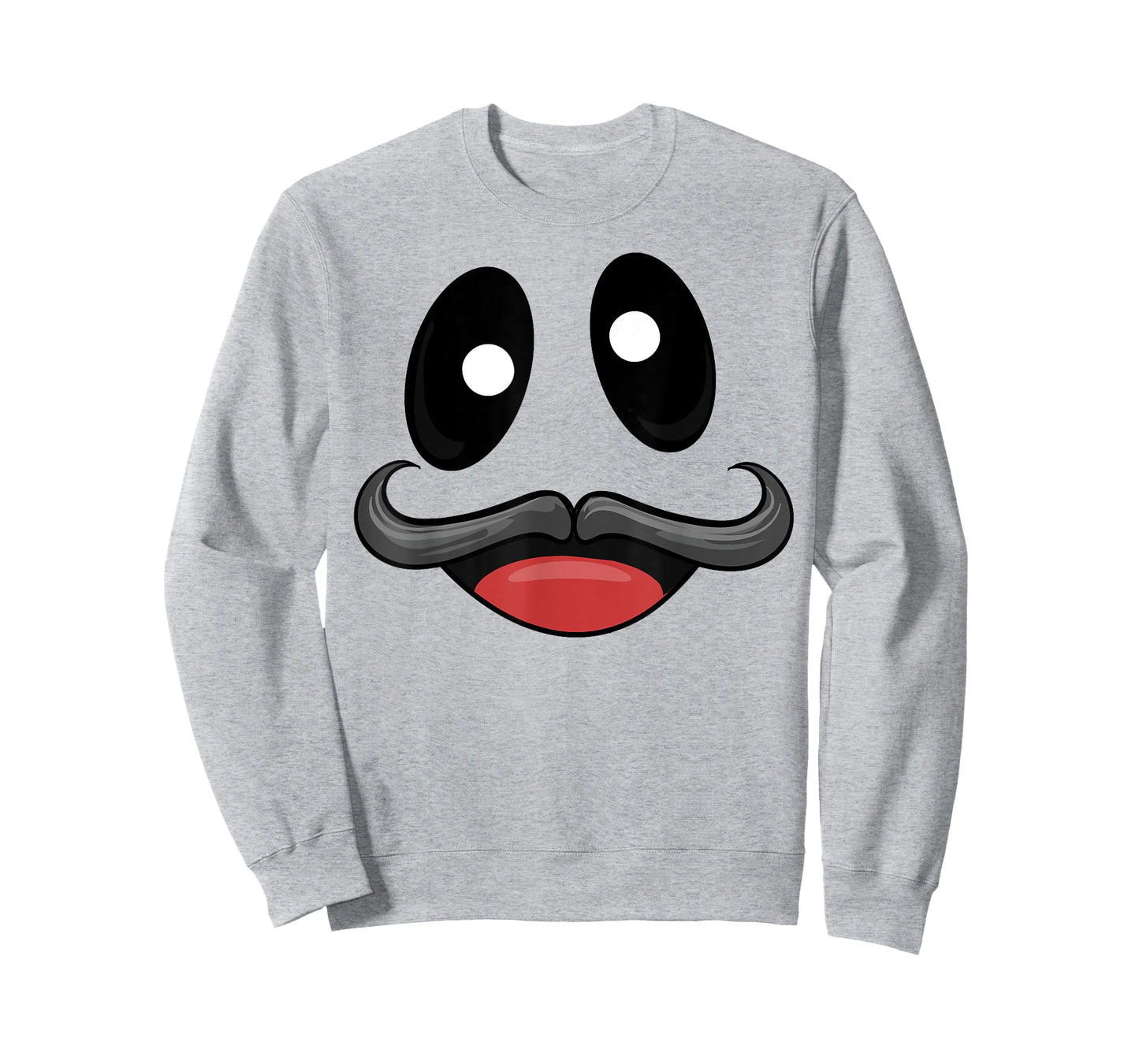 Ghost Face Costume with Funny Mustache T-Shirt