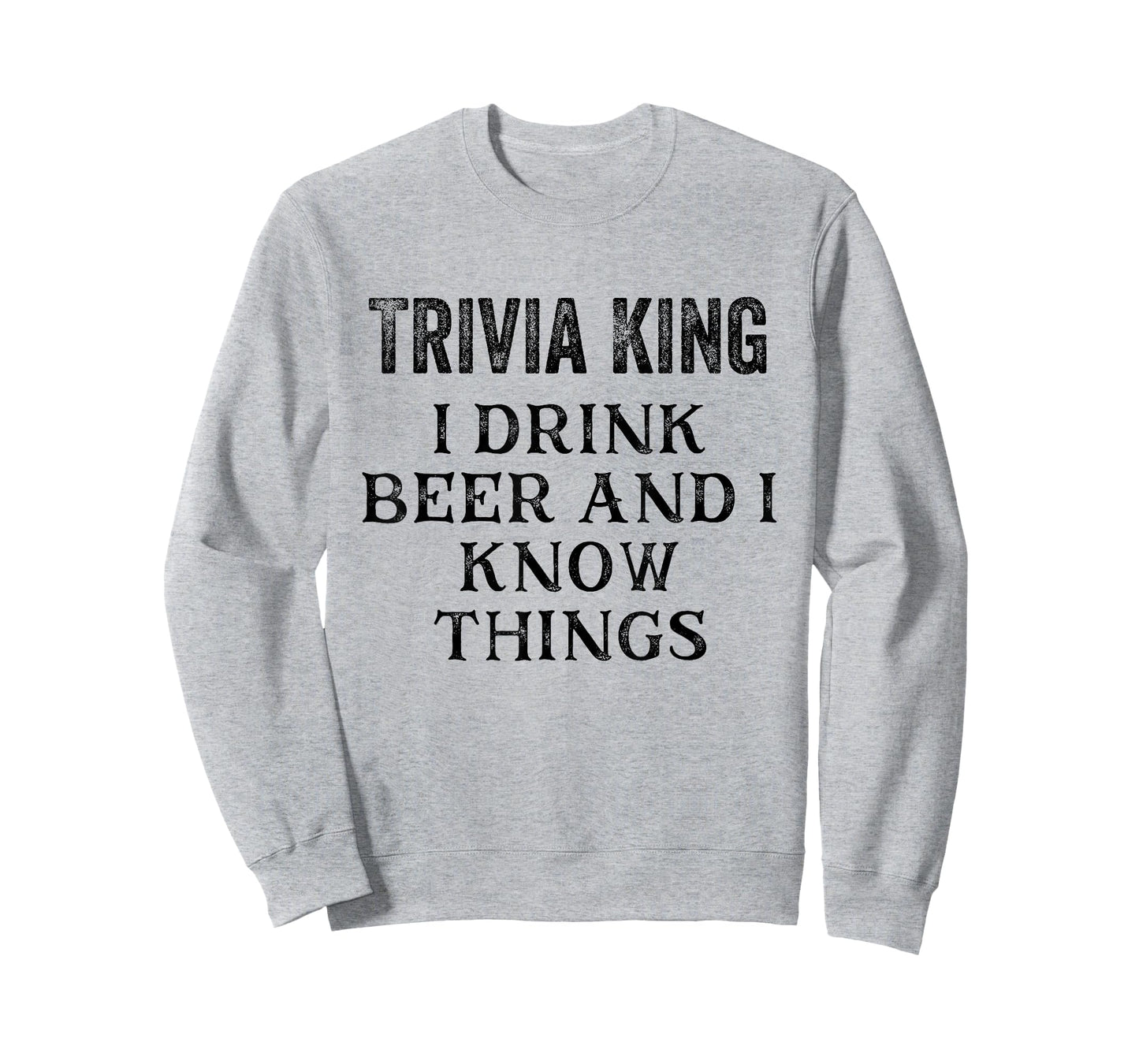 Trivia King Mens Gift Triva Quiz Game Night T-Shirt