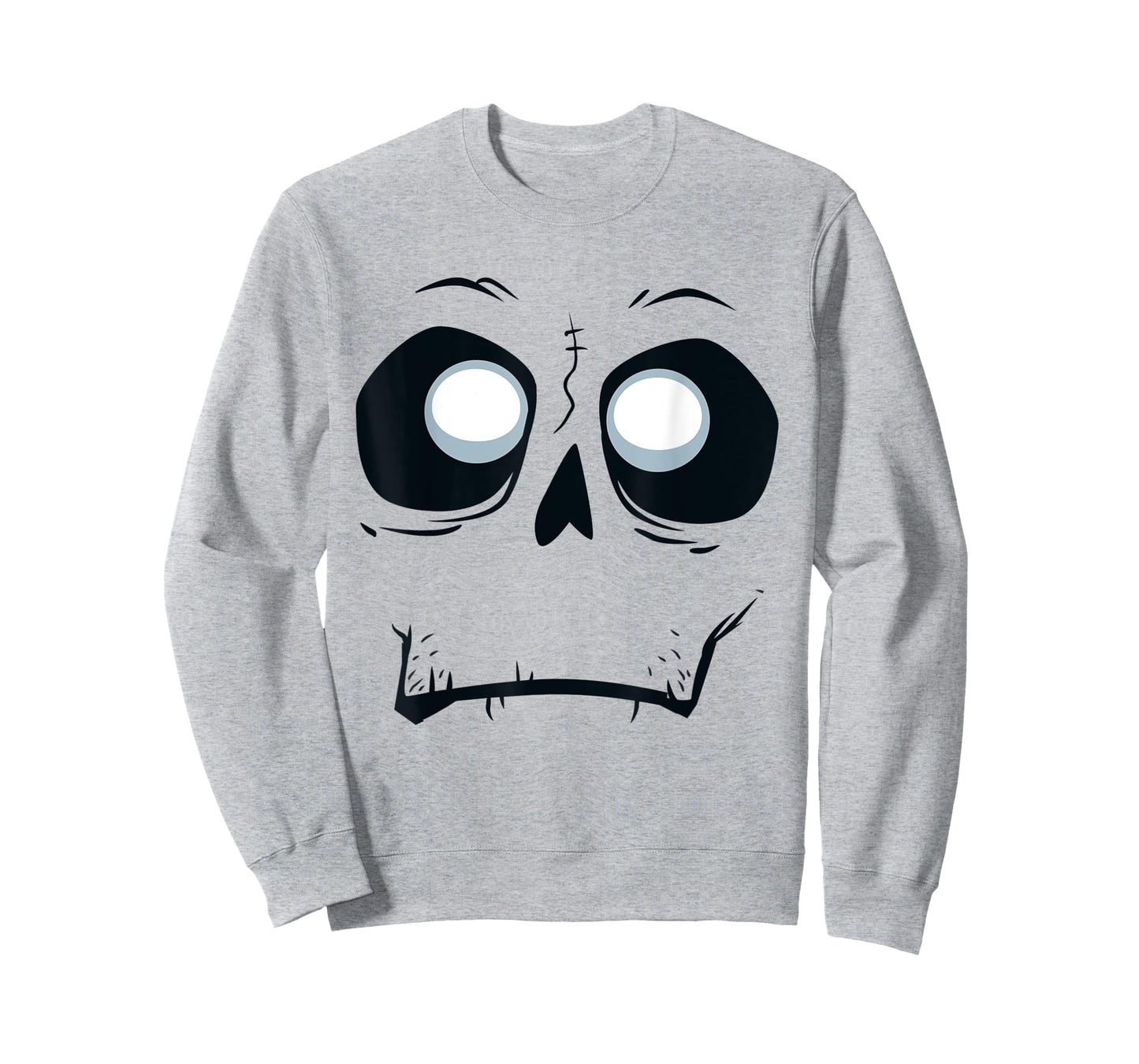 Silly Skeleton Monster Skull Face Halloween T-Shirt
