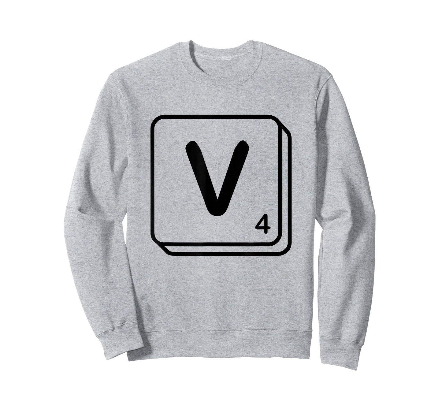 Letter V Word Game Tile T-Shirt