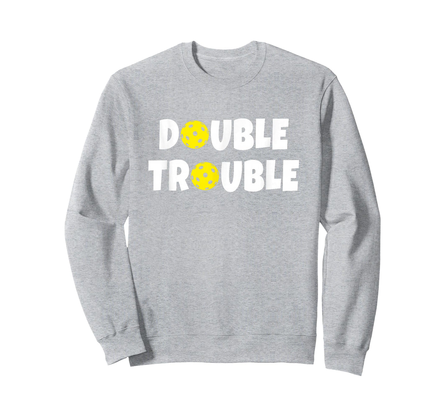 Pickleball Funny Double Trouble Team T-Shirt T-Shirt