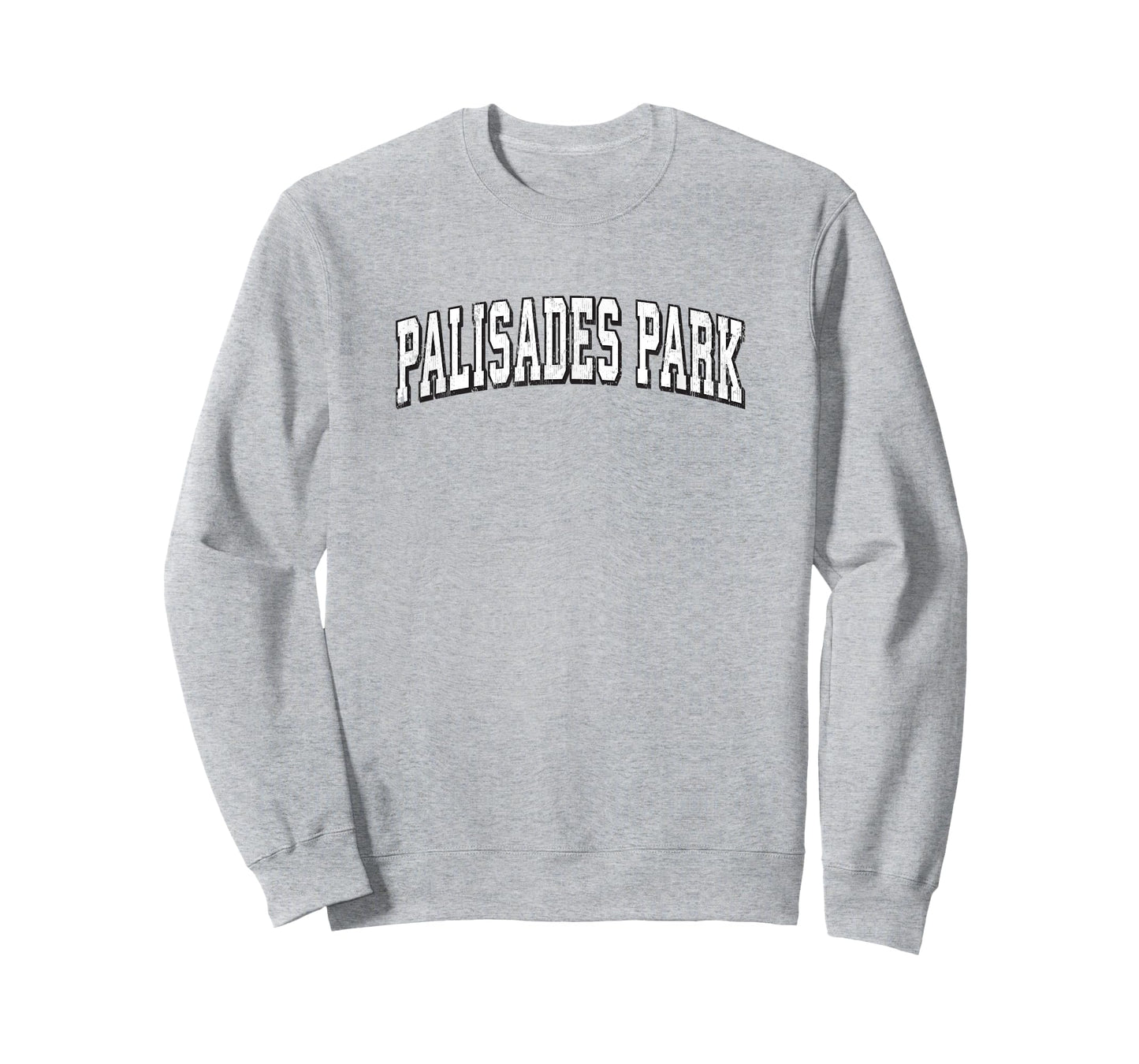 Palisades Park New Jersey Vintage Athletic Sports B&W Print T-Shirt