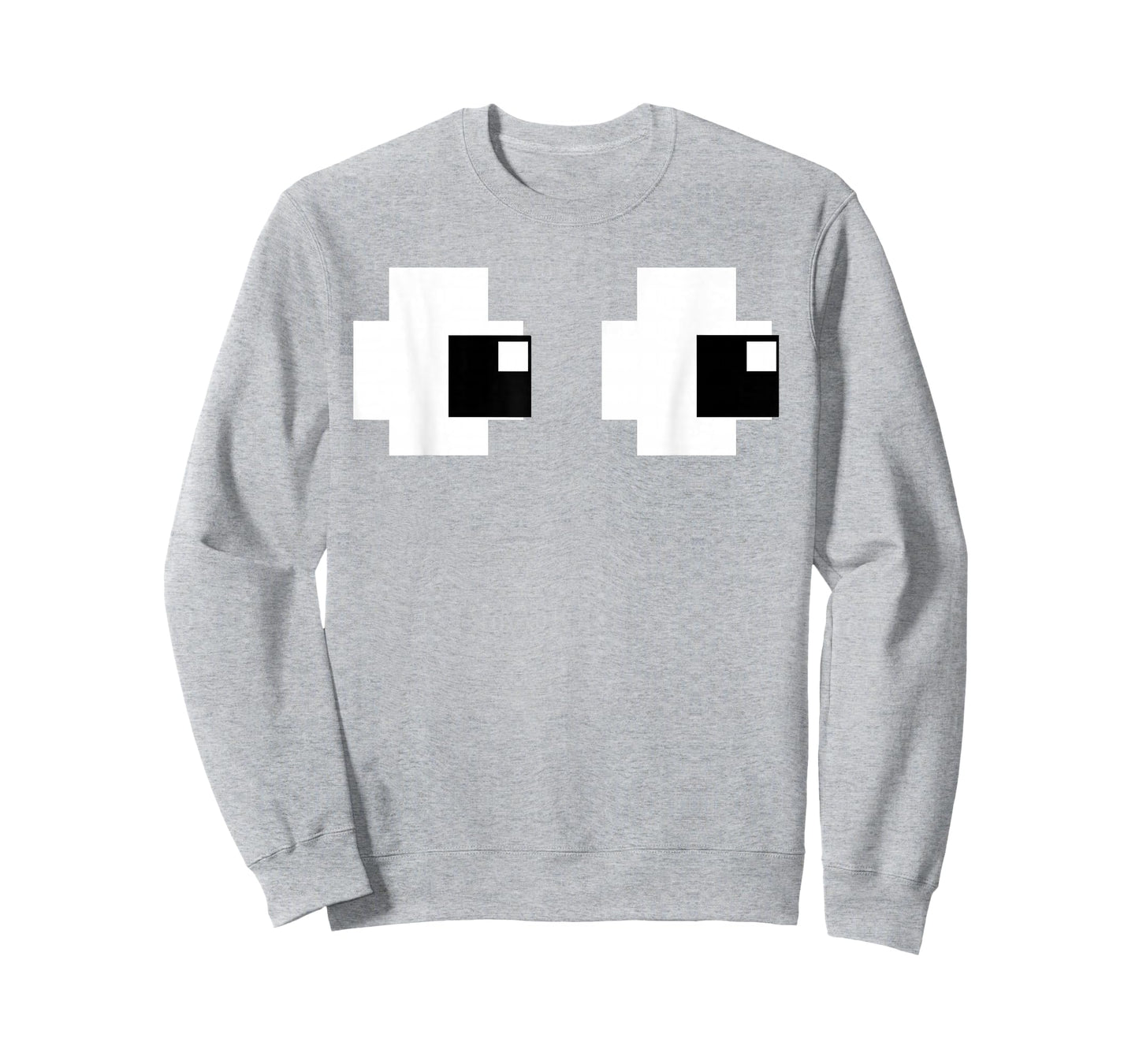 Retro Arcade Game Ghost Eyes Halloween Group Costume T-Shirt