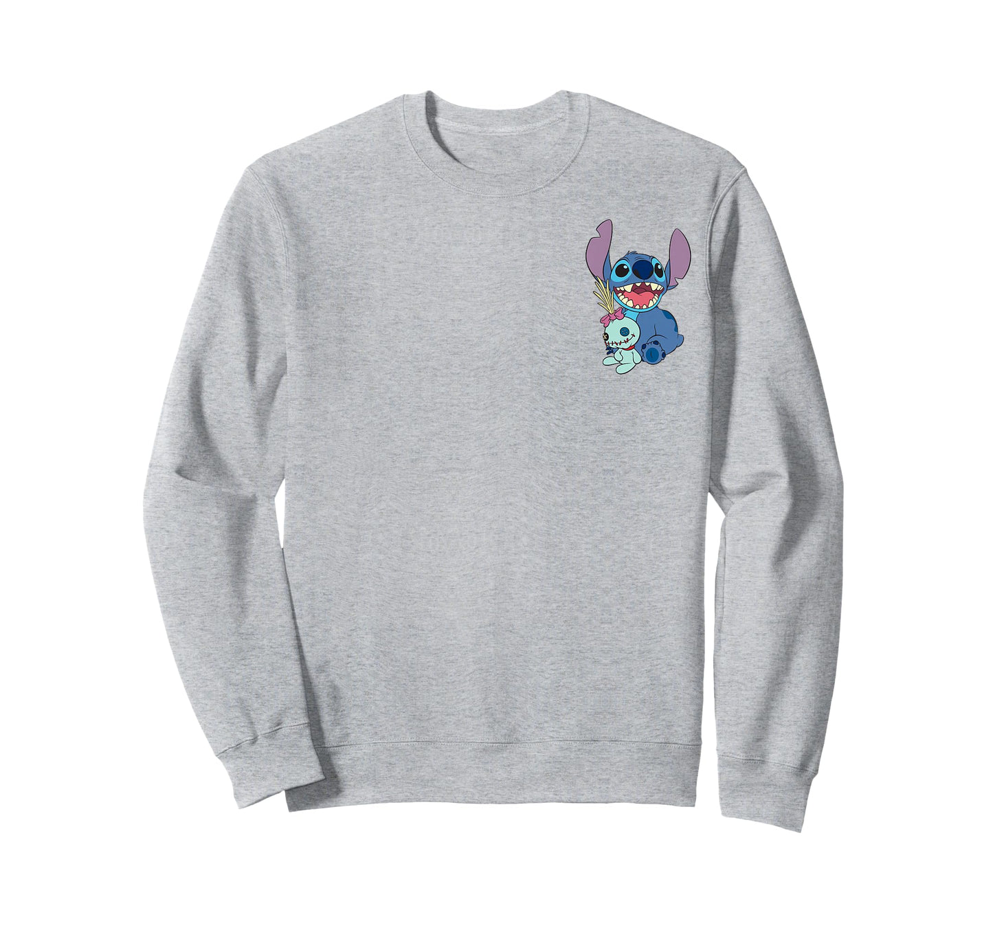 Disney Lilo & Stitch Cute Stitch & Scrump Pocket Logo T-Shirt