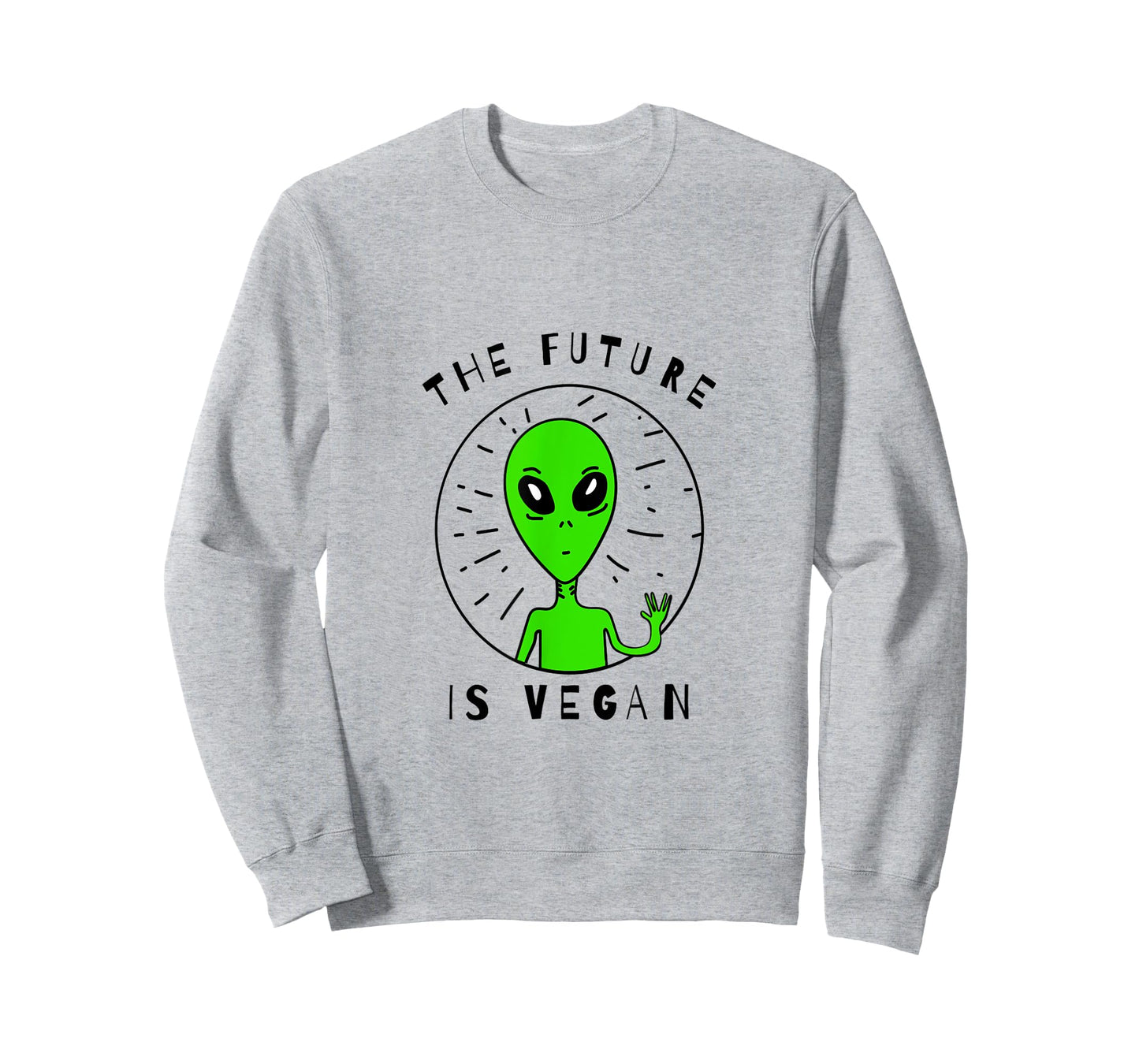 The Future Is Vegan Vegan Alien Peace and Love Vegan Shirt