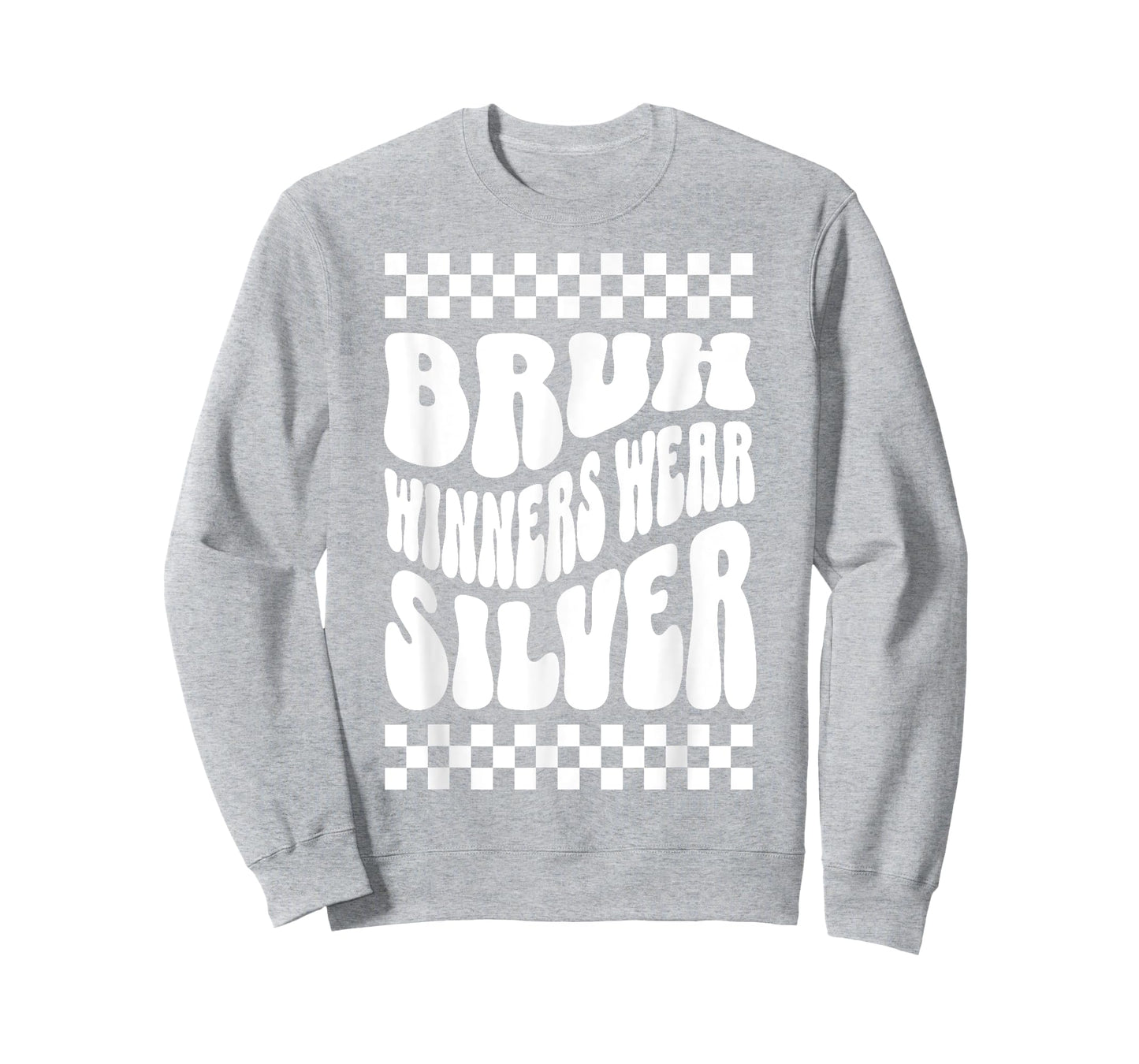 Bruh Winners Wear Silver Game Competition Silver Team Color T-Shirt