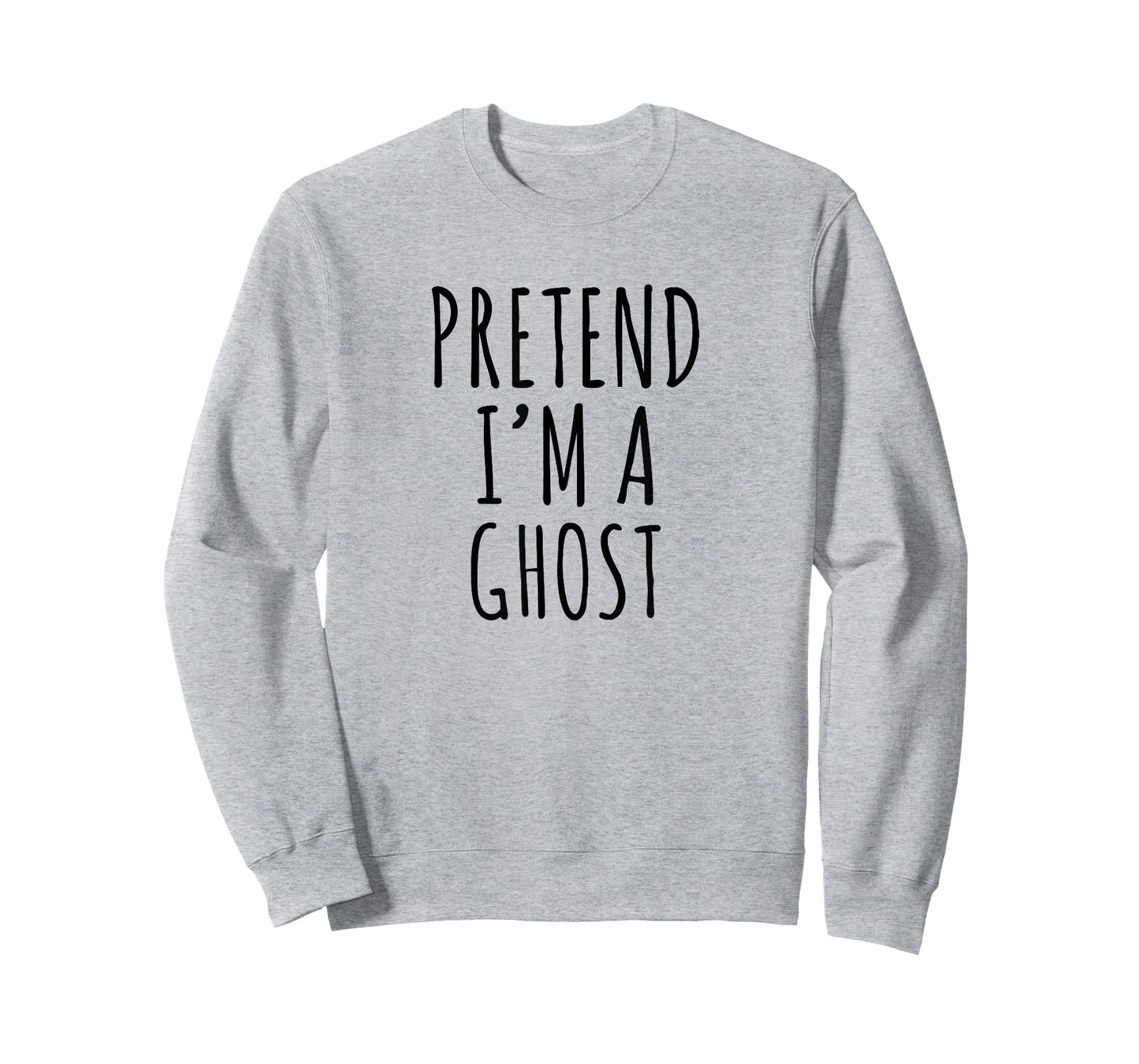 Pretend I’m A Ghost Easy Lazy Funny Halloween Costume Design T-Shirt