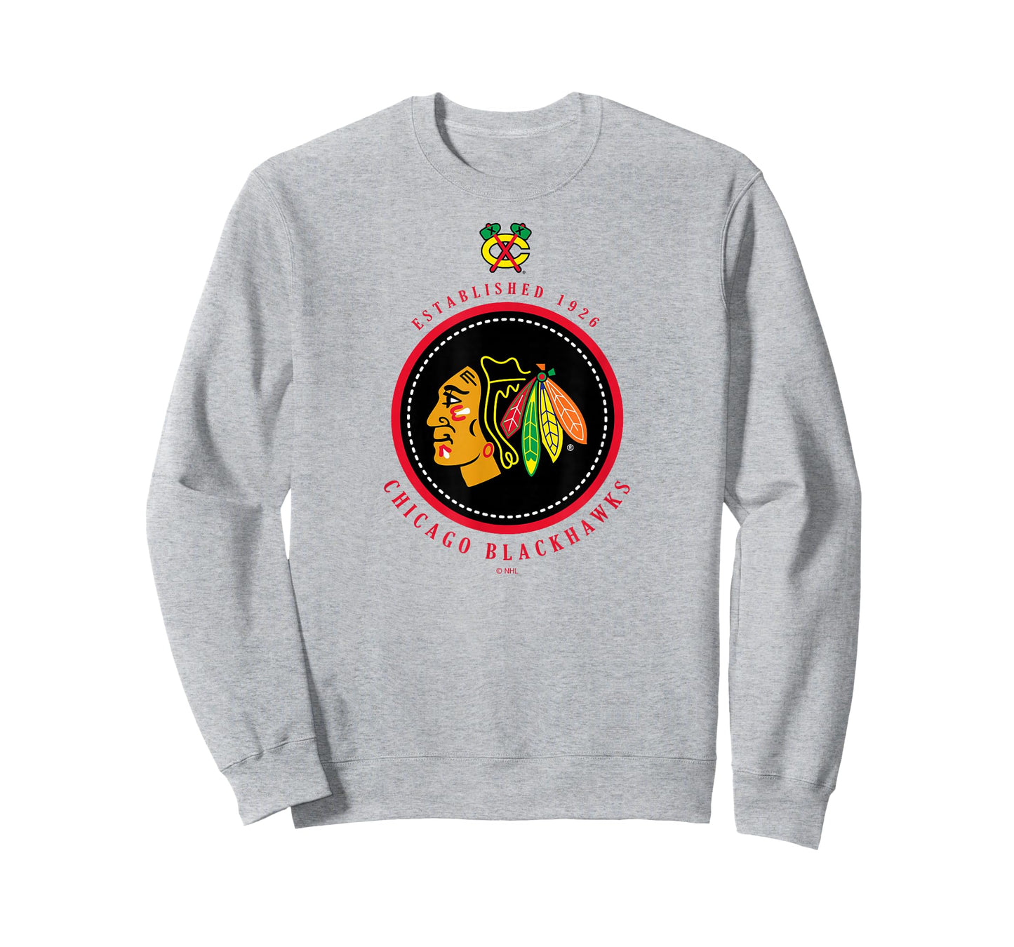 Chicago Blackhawks Est 1926 Gray Officially Licensed T-Shirt