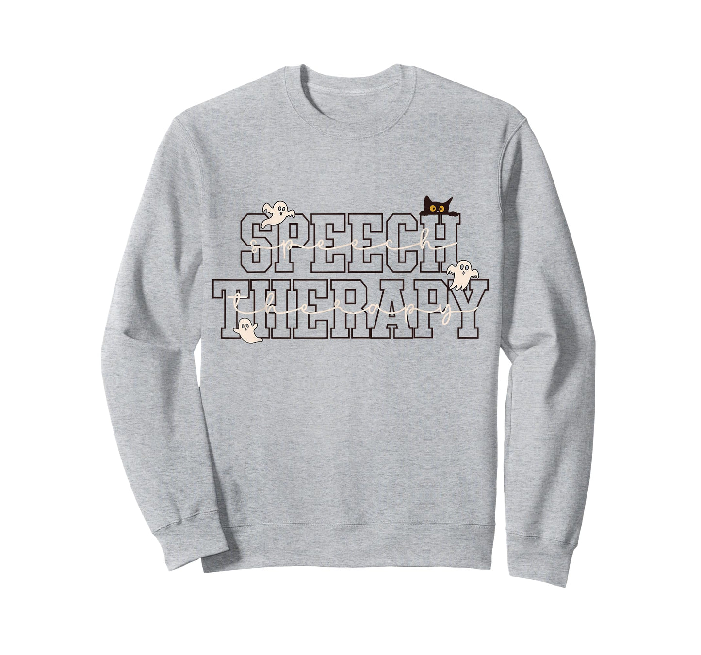 Speech Therapy SLP Ghost Speech Therapy Halloween T-Shirt