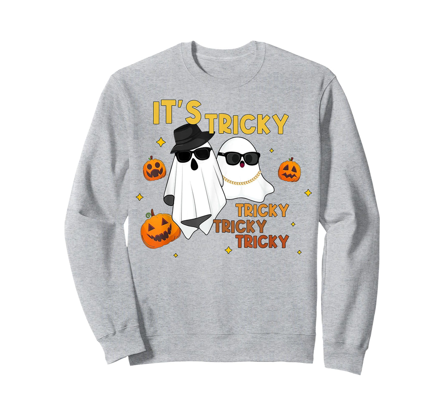 It's Tricky Tricky Tricky Funny Ghost Boo Halloween T-Shirt