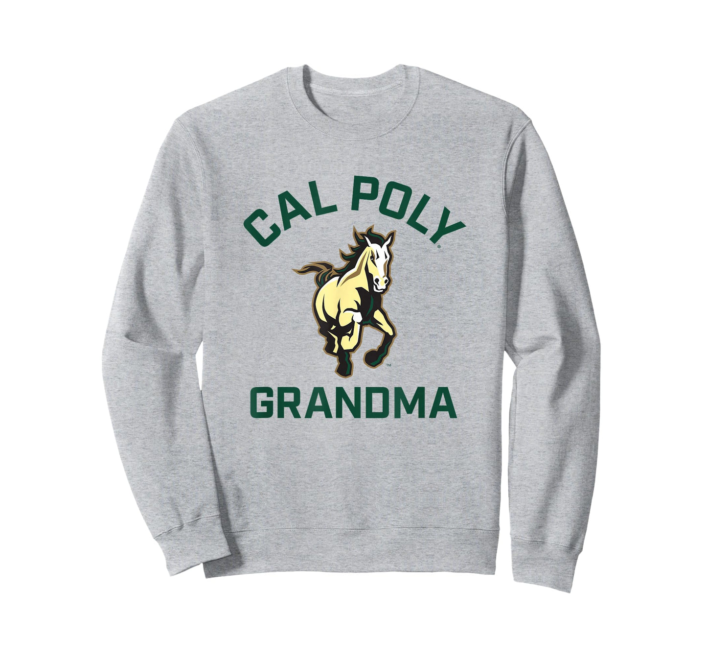 Cal Poly Mustangs Arched Grandma T-Shirt