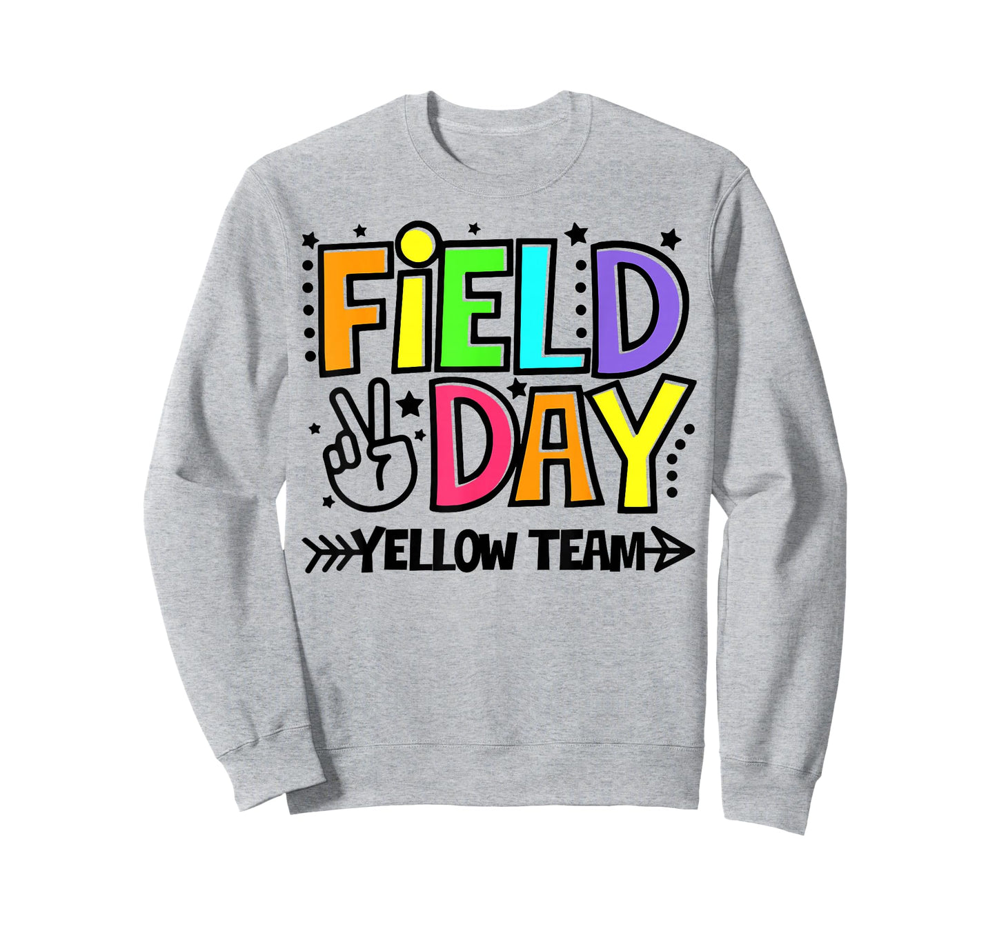 Field Day Yellow Team Funny For Teacher Kids Field Day Games T-Shirt
