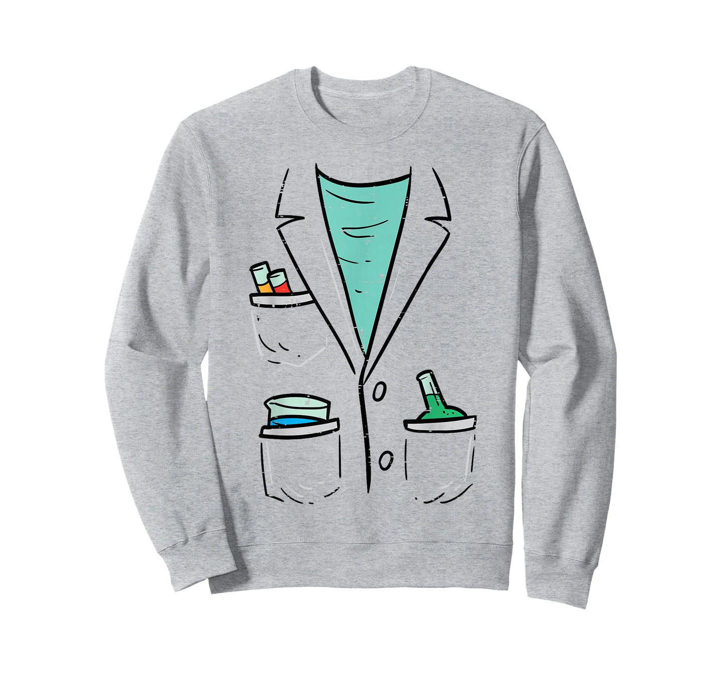 Mad Scientist Chemist Costume Funny Halloween Nerd Geek Boys T-Shirt