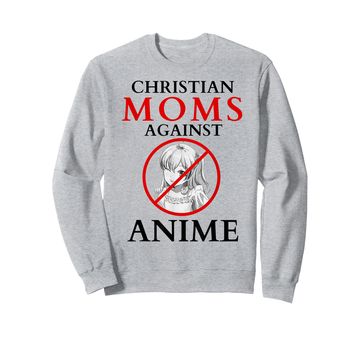 Christian moms against anime funny T-Shirt