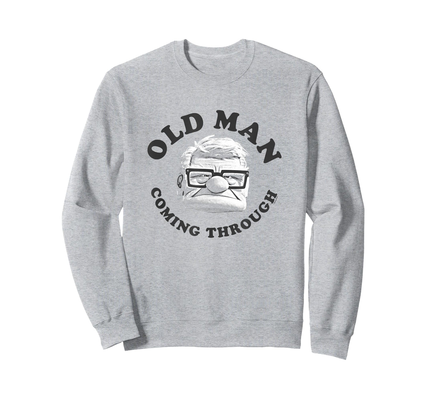 Disney Pixar Up Old Man Coming Through Vintage Carl Face T-Shirt