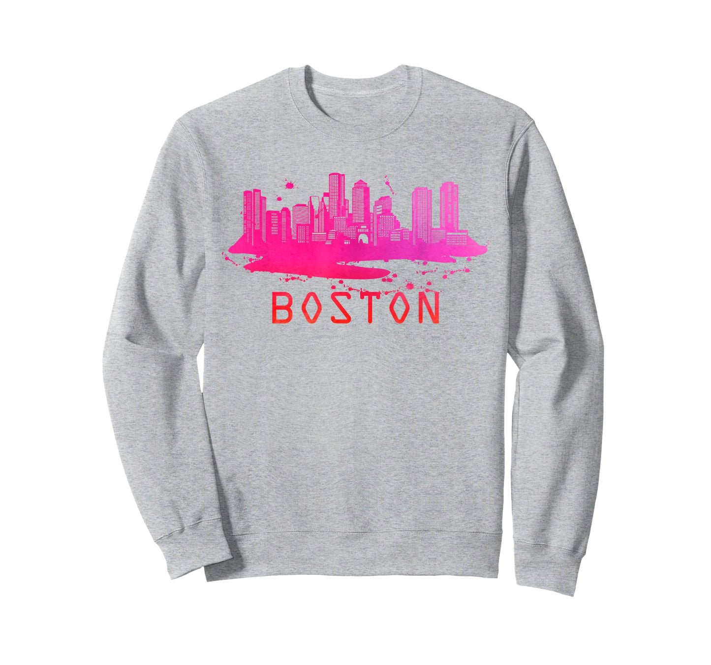Modern Boston Cityscape - Boston Massachusetts Skyline T-Shirt