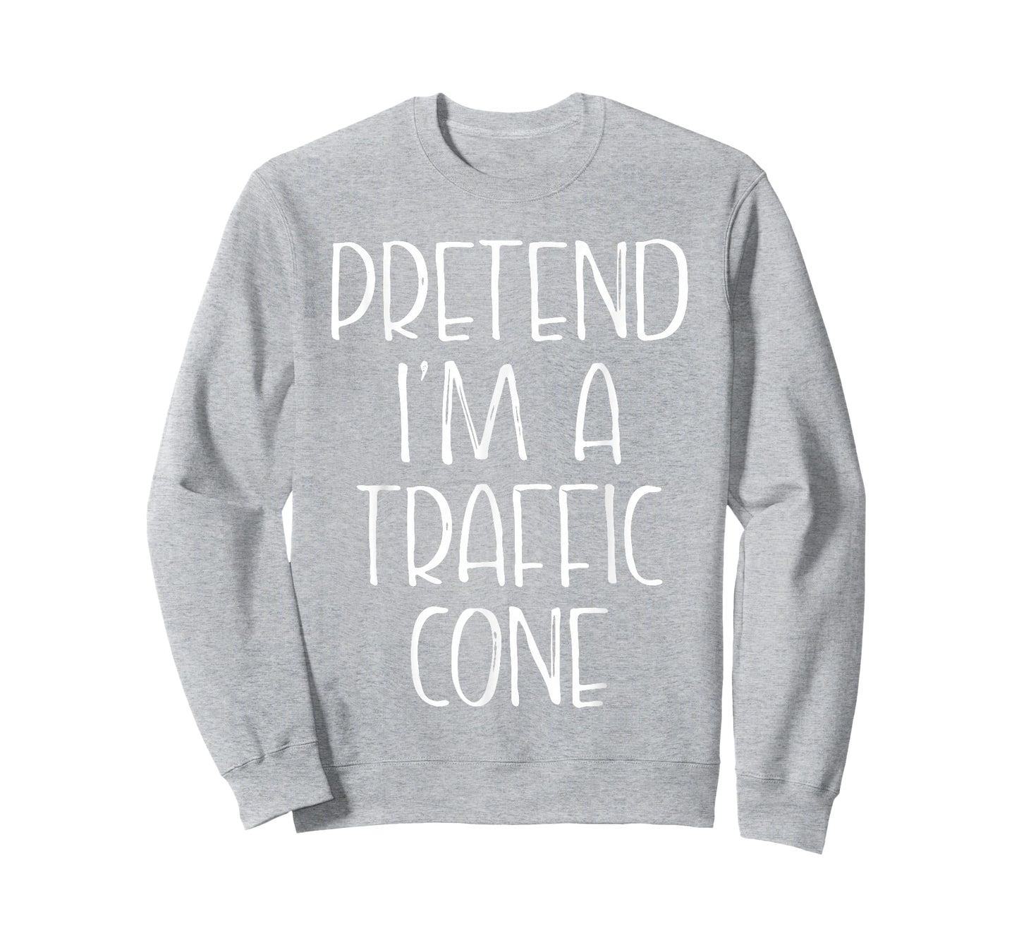 Pretend I'm A Traffic Cone Halloween Costume Group Matching T-Shirt