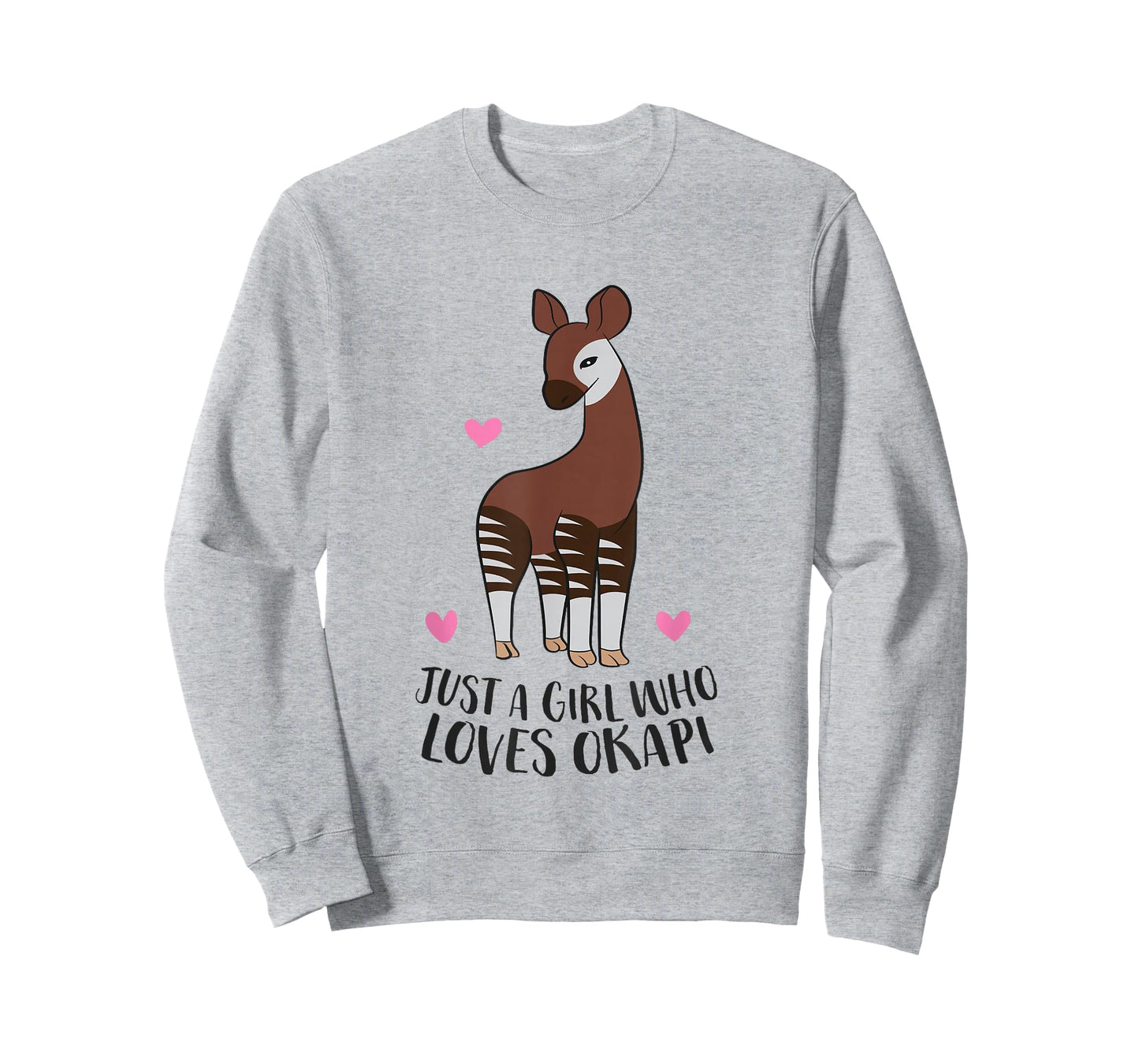 Cute Okapi Girl Just a Girl Who Loves Okapis T-Shirt
