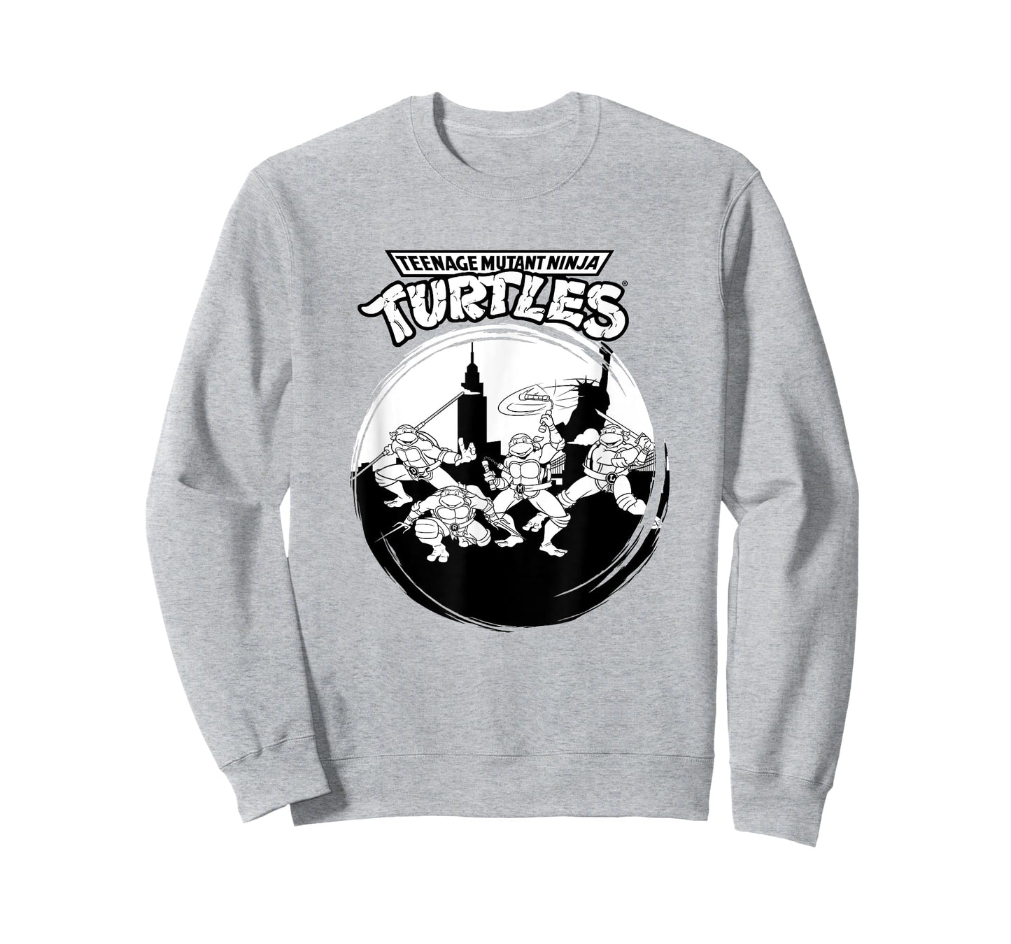 Mademark x Teenage Mutant Ninja Turtles - Original Teenage Mutant Ninja Turtles Black White New York T-Shirt