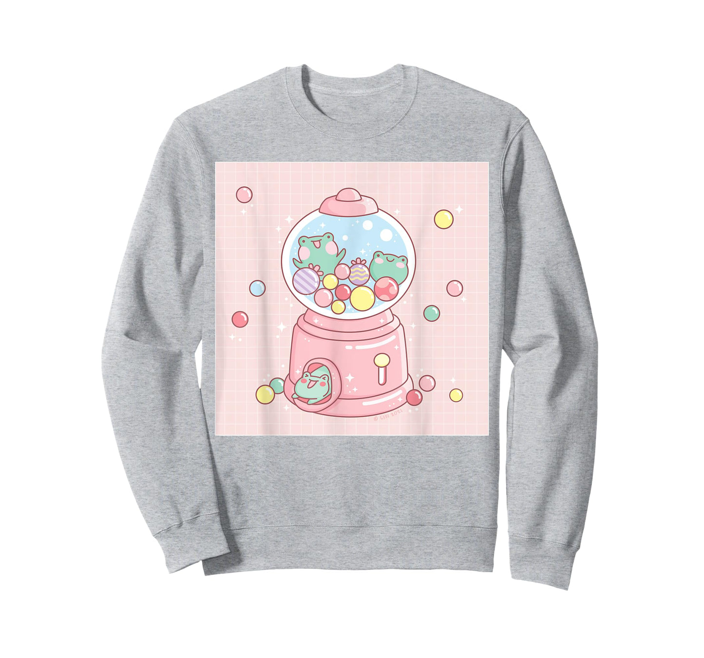 Cute Frog Gumball Machine Funny Kawaii Aesthetic T-Shirt