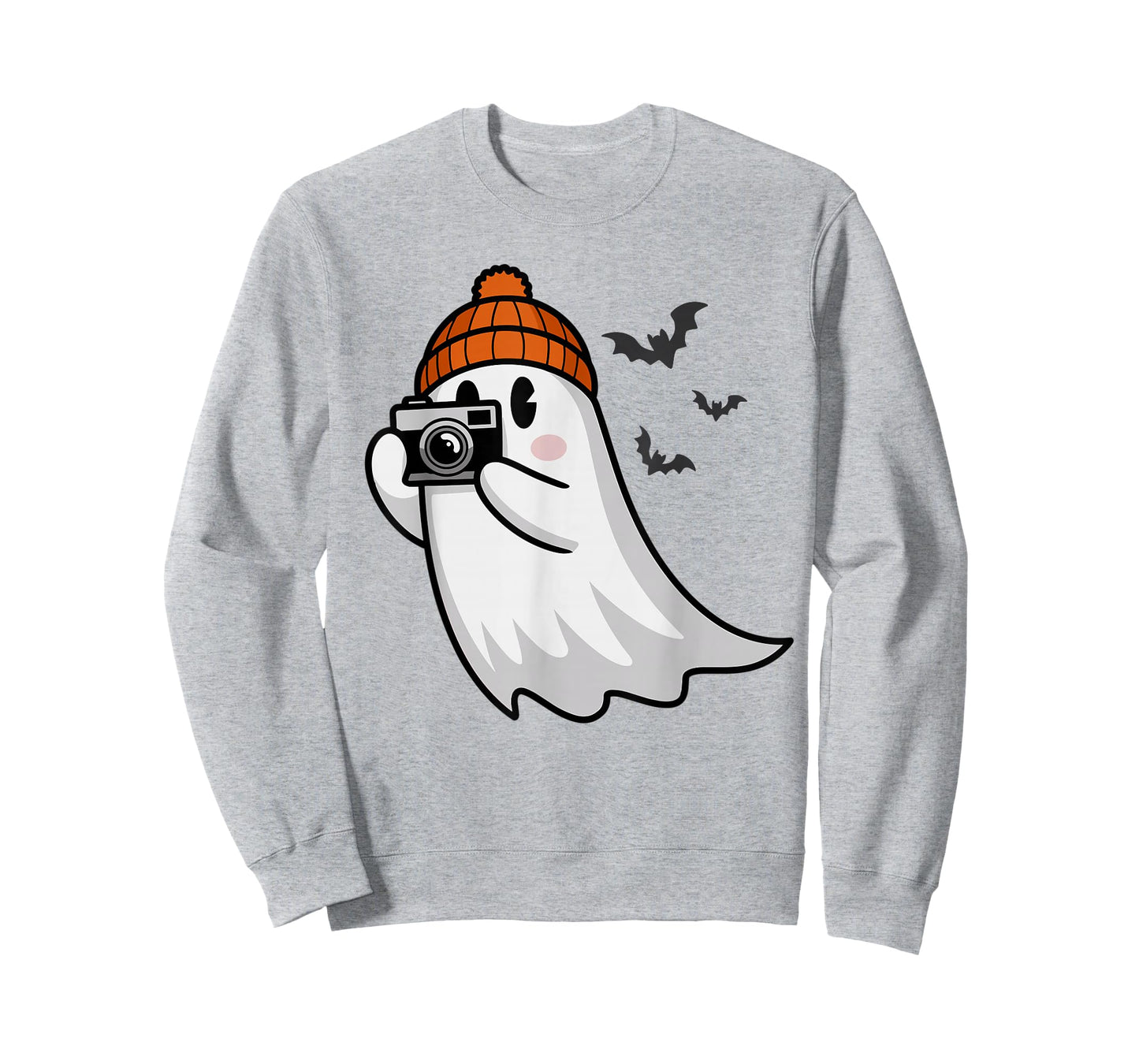 Funny Ghost Photography Camera Spooky Halloween Photographer T-Shirt