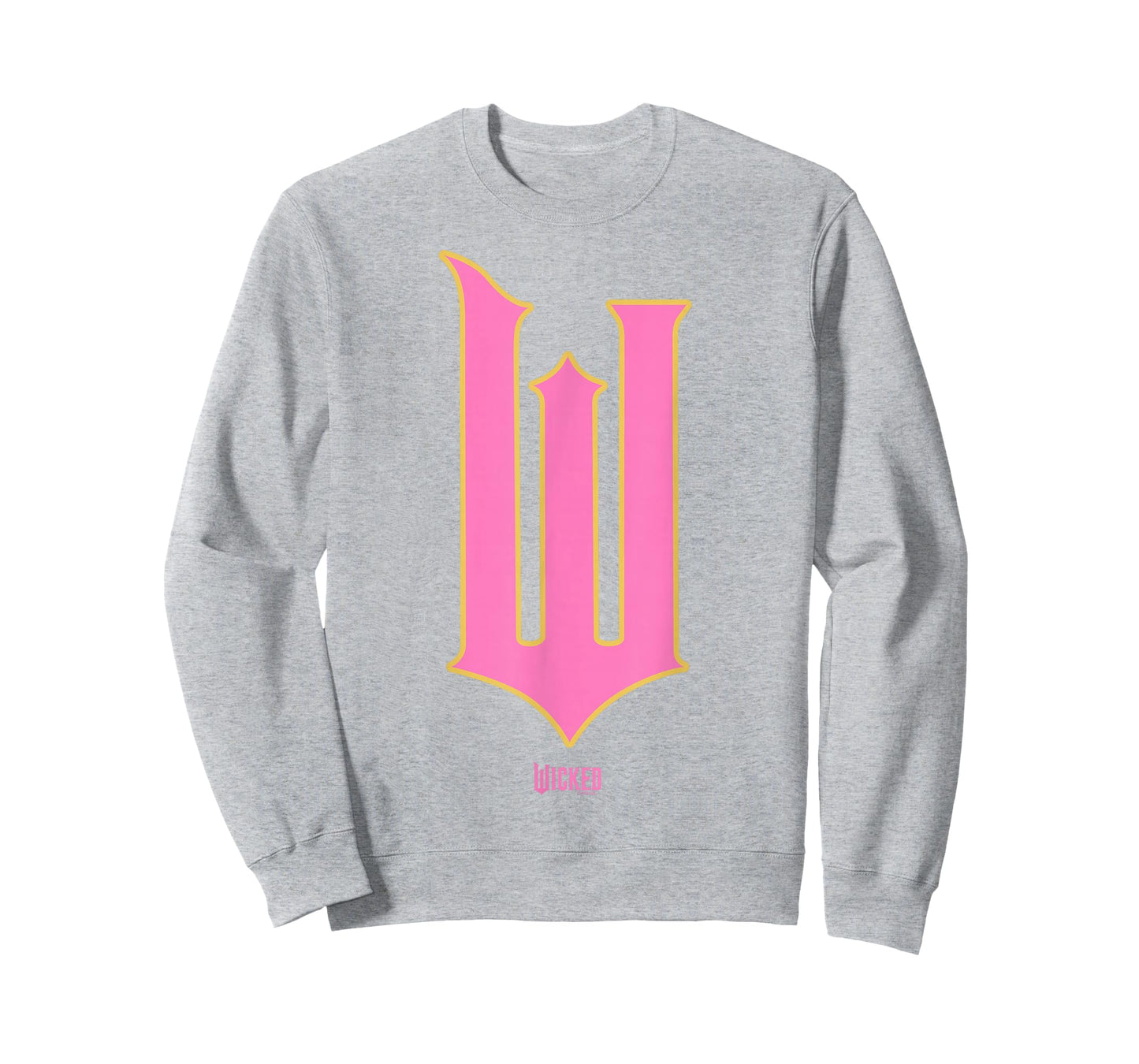 Wicked Movie W Logo Pink Goes Good with Green T-Shirt