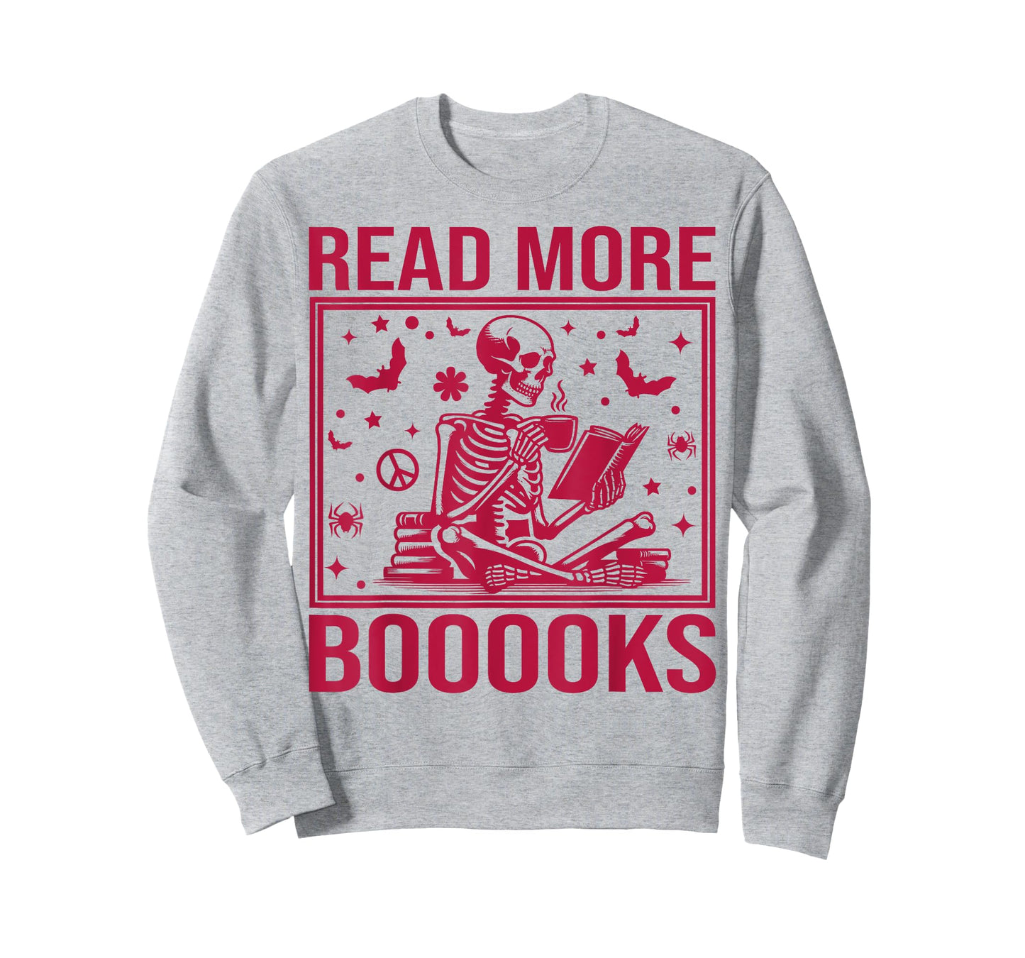 Cute Booooks Ghost Read More Books Funny Teacher Halloween T-Shirt