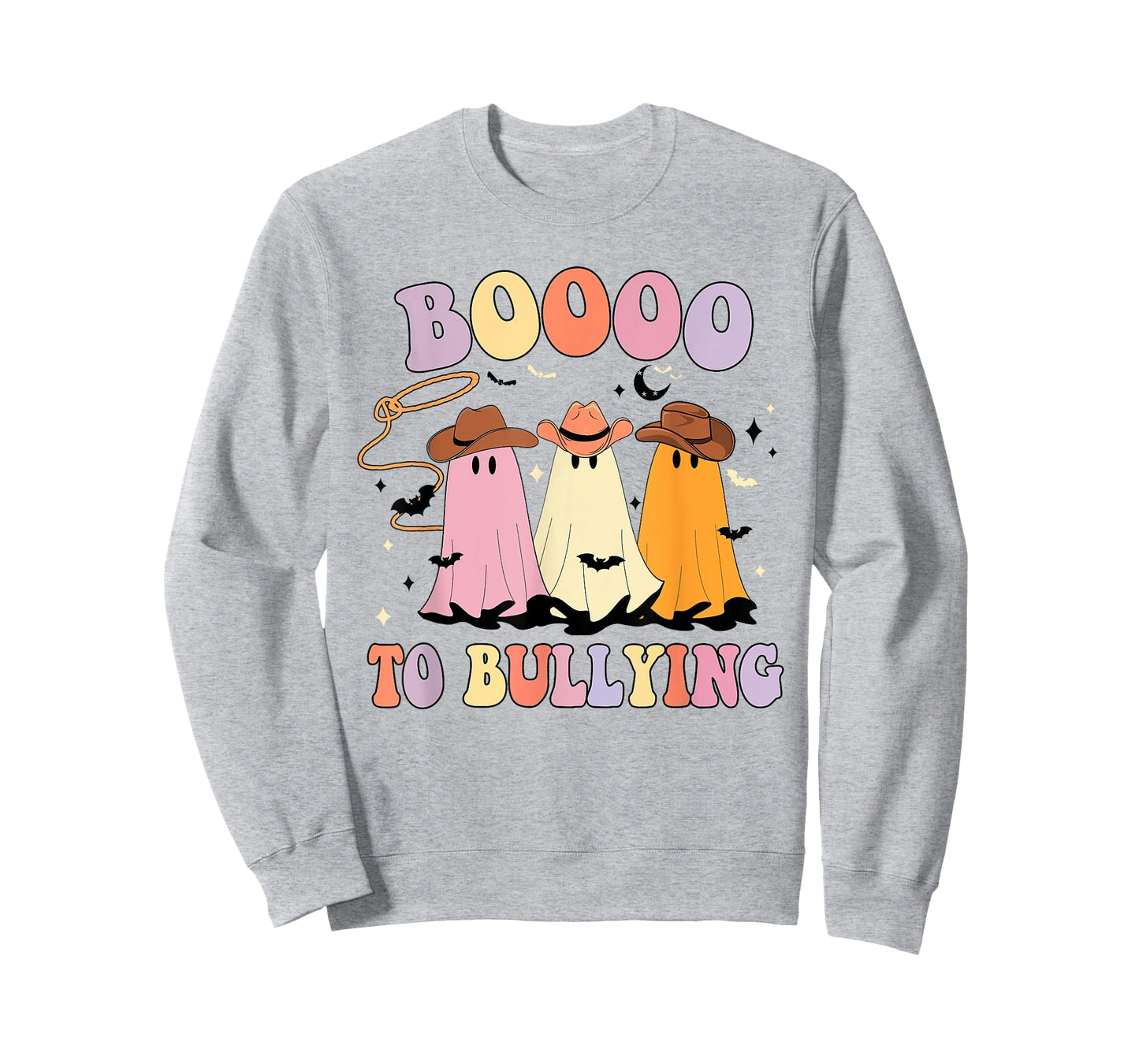 Boo To Bullying Cowboy Anti Bullying Ghost Unity Day Orange T-Shirt