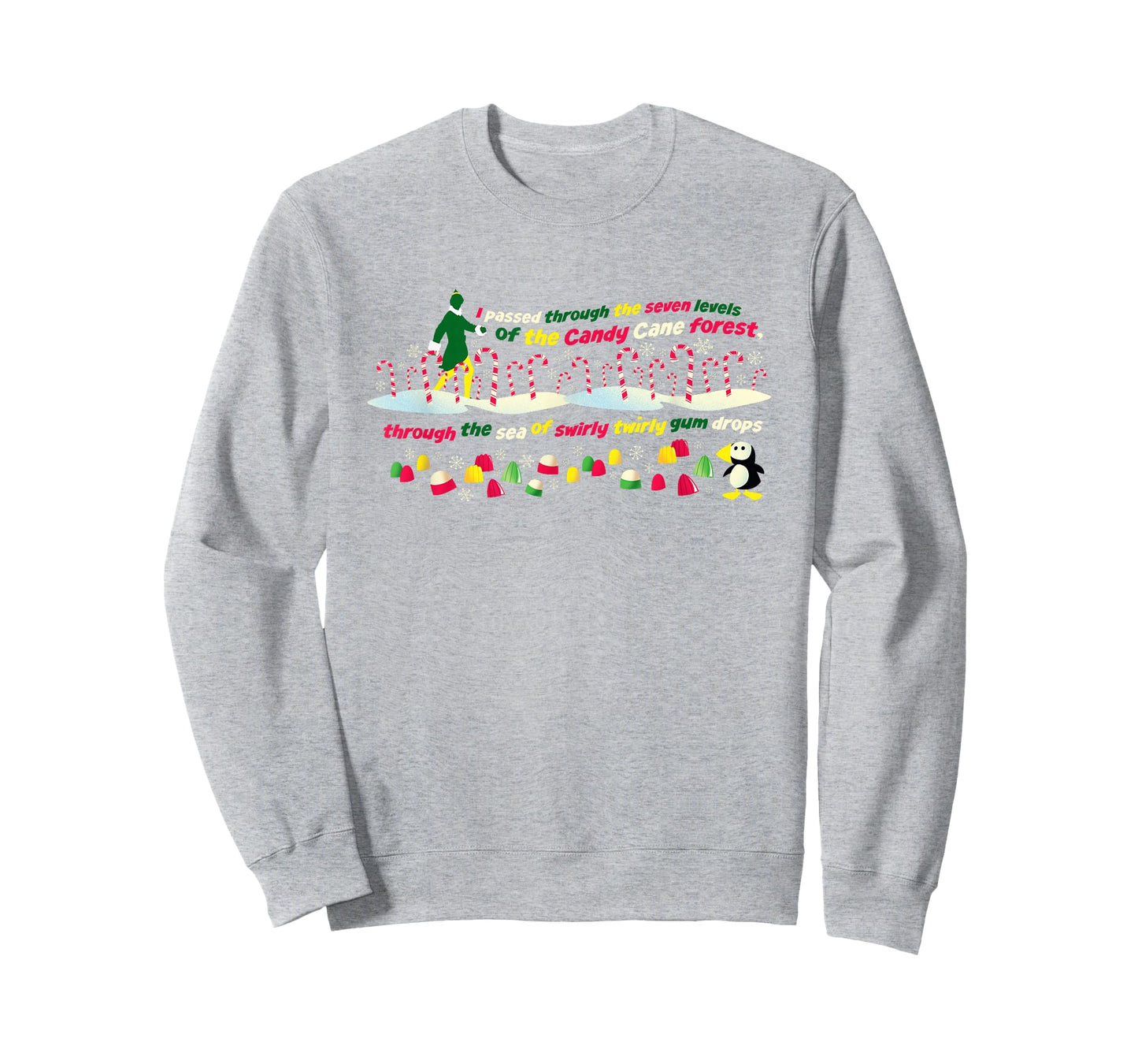 Elf Movie Candy Cane Forest T-Shirt