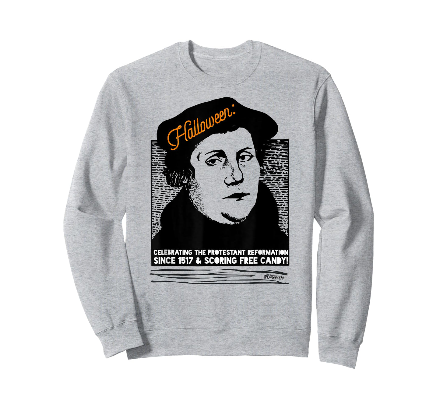 Martin Luther Halloween Free Candy Lutherween T-Shirt