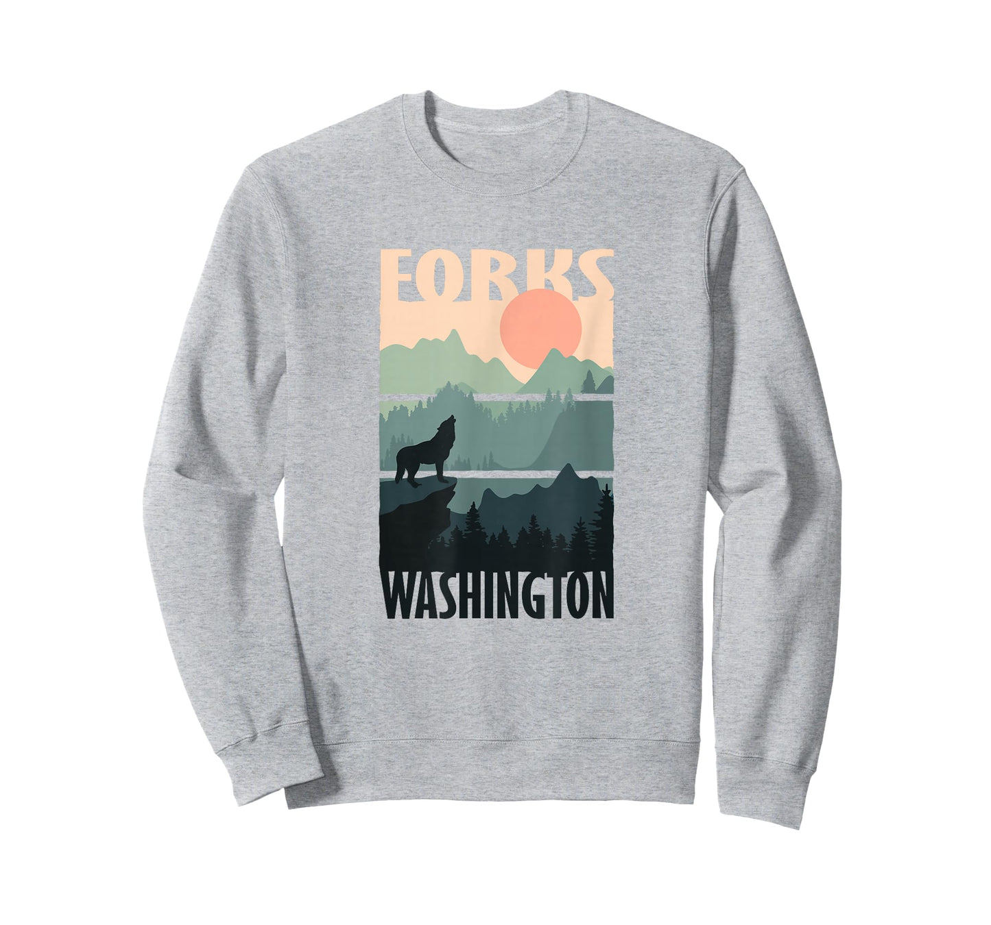 Forks Washington, Outdoors, WA Vacation Souvenir T-Shirt