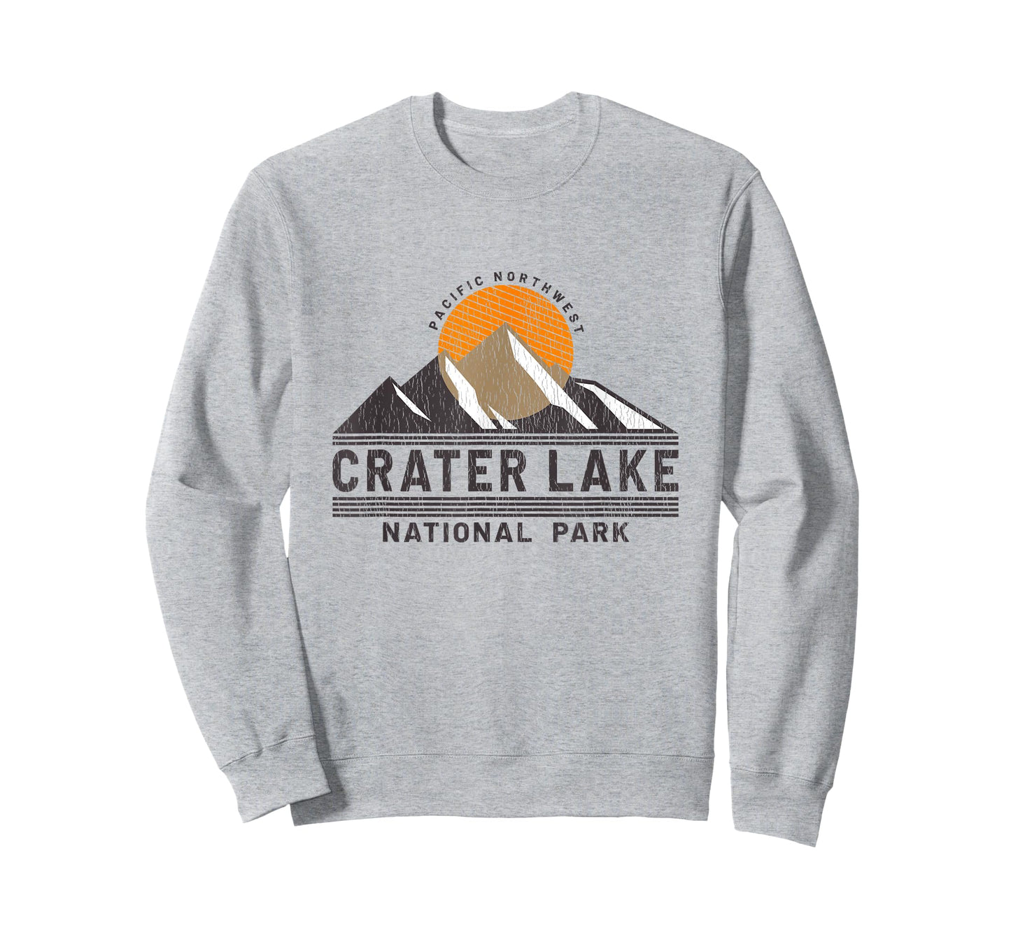 Retro Crater Lake National Park - Pacific Northwest Souvenir T-Shirt
